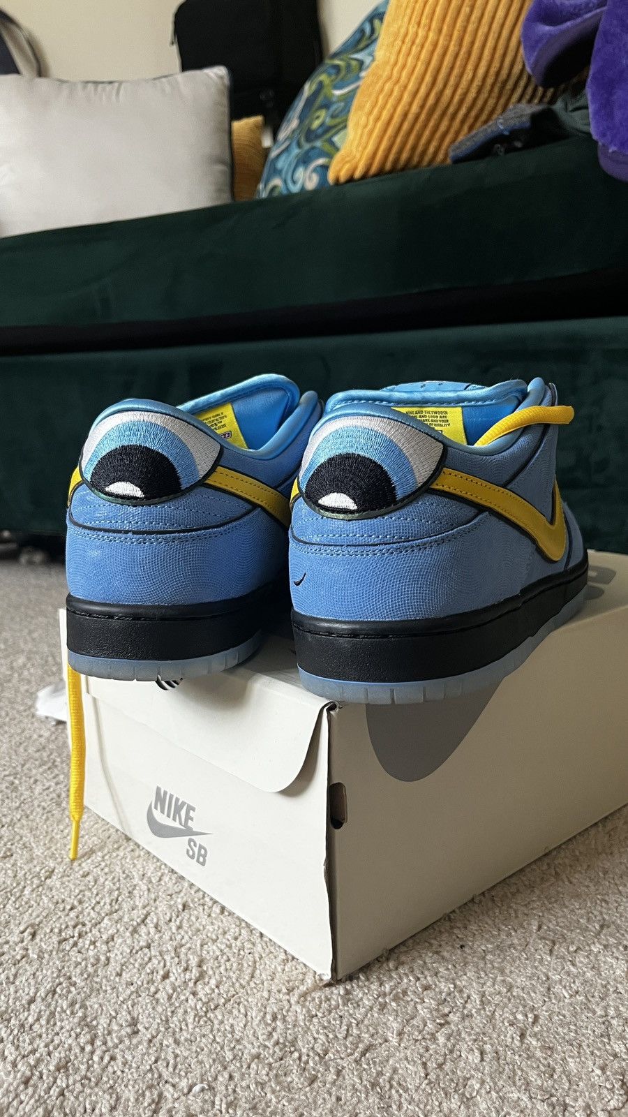 Nike Nike SB Powerpuff Girl Dunk Low “Bubbles” Size US 13 / EU 46 - 8 Thumbnail
