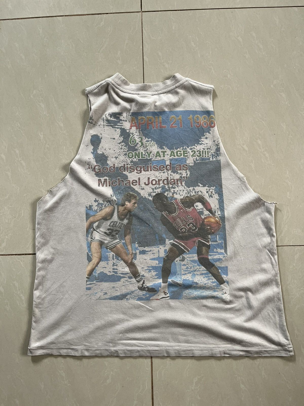 Vintage Vintage Jordan “A STAR IS BORN” Tank Top Size US M / EU 48-50 / 2 - 2 Thumbnail