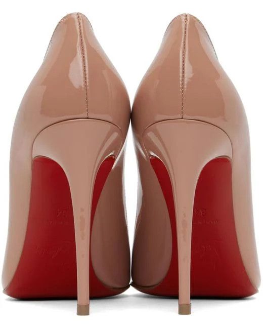 Christian Louboutin o1s1wg110924 Pigalle Follies Pumps in Ballet Pink Size US 7 / IT 37 - 3 Thumbnail