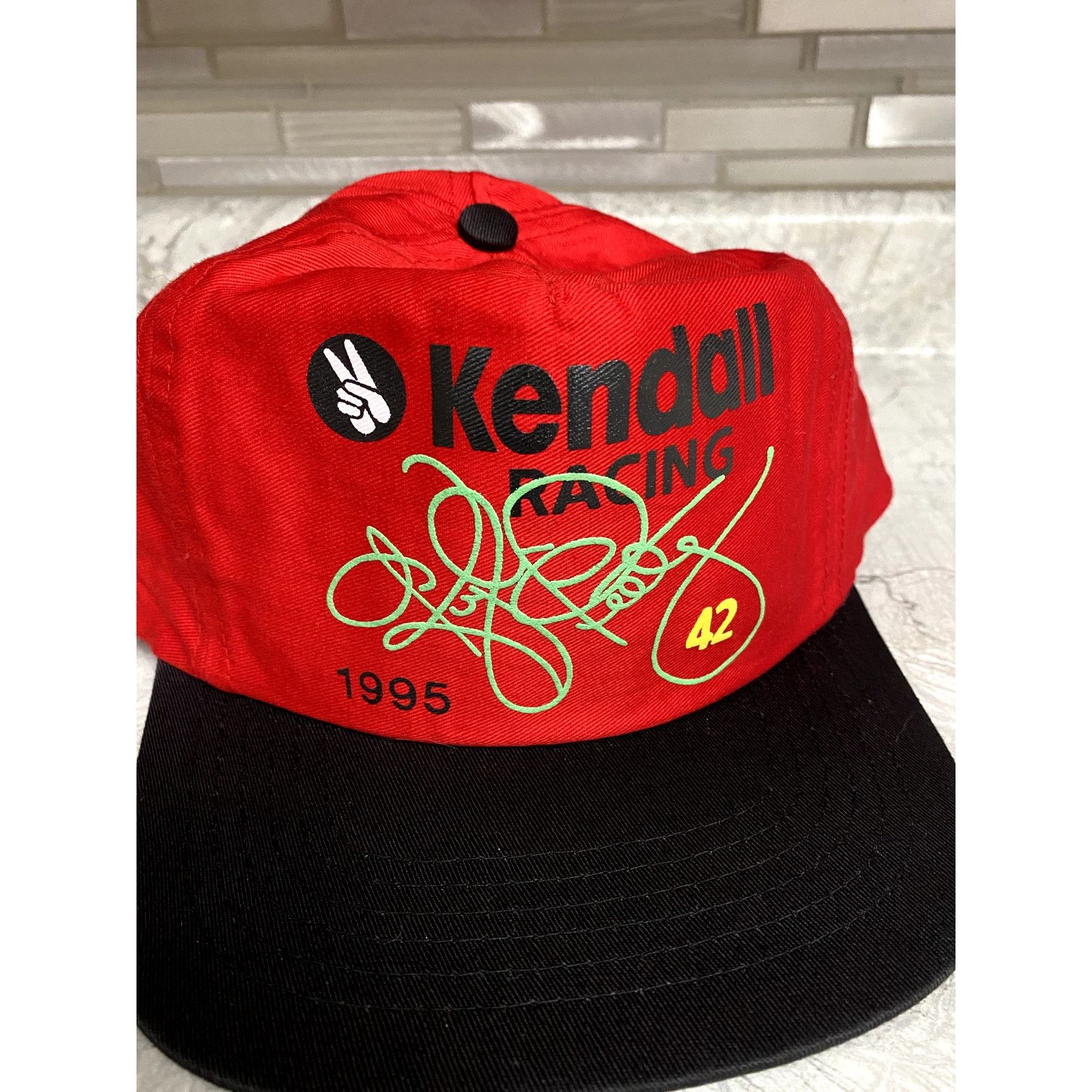 NASCAR Vintage Kyle Petty Kendall Racing 1995 Snapback Hat Size ONE SIZE - 2 Thumbnail