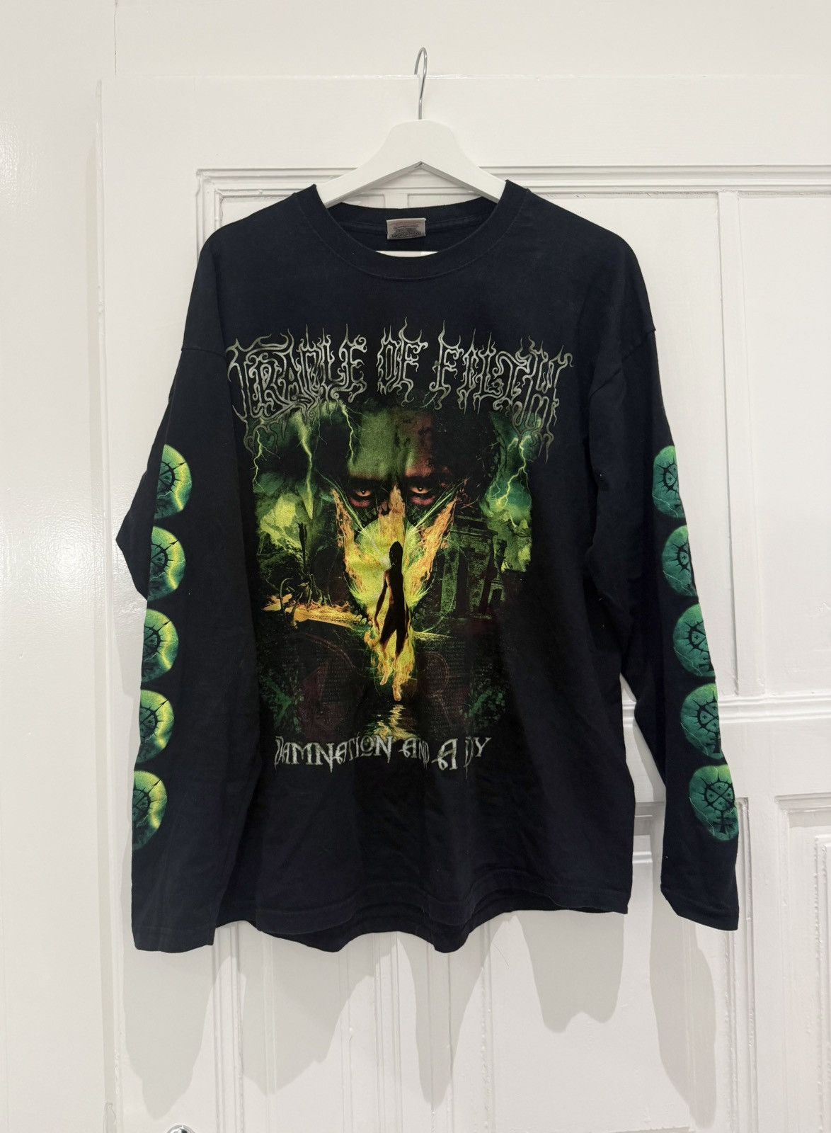 Vintage Cradle of Filth vintage metal 2003 Damnation longsleeve Size US XL / EU 56 / 4 - 1 Thumbnail