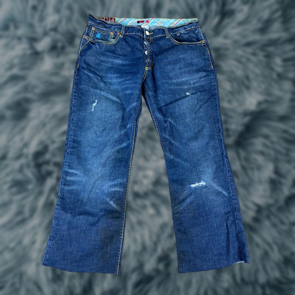 Coogi VINTAGE Coogi Australia Mens Jeans Denim 38 x 29 Unhemmed Straight Leg Blue Jeans Men 38 Straight Mens Size US 38 / EU 54 - 1 Thumbnail