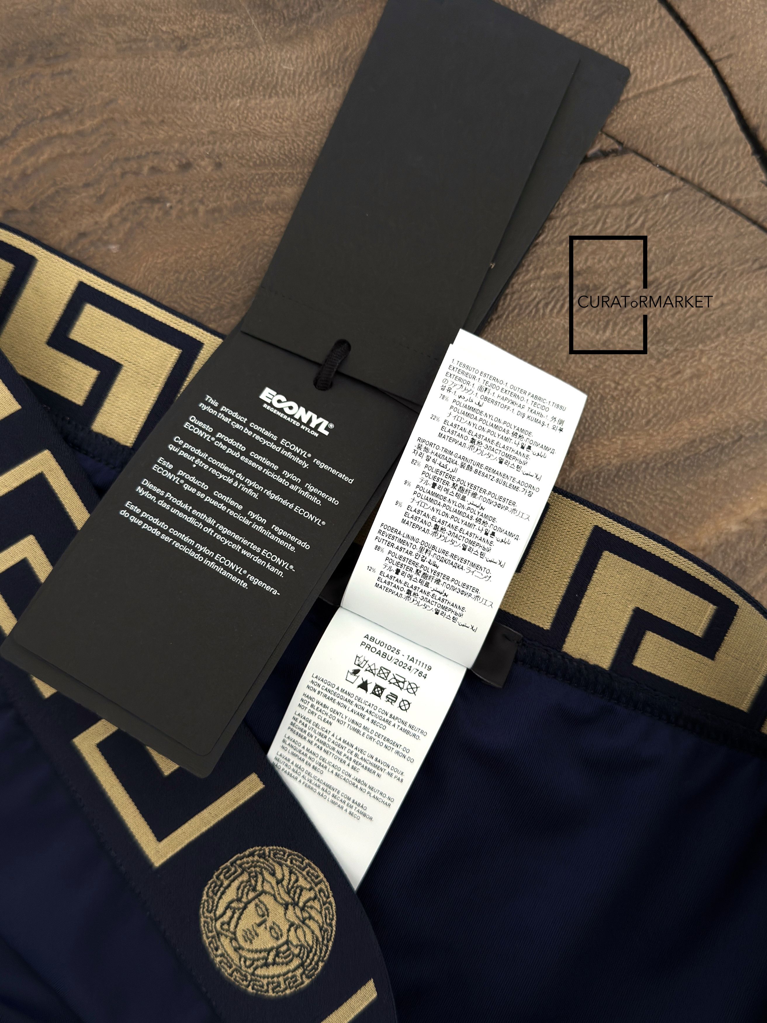 Versace Size 3 Navy Mainline Greca Key Medusa Swim Essential Briefs Size US 30 / EU 46 - 5 Thumbnail
