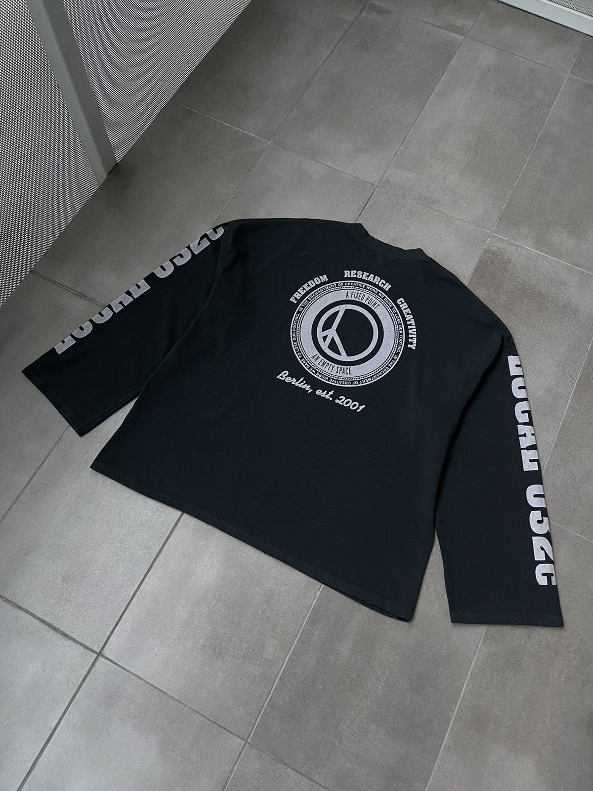 032c !DS! FW23 032c "Repetirion" Local Boxy Black Long Sleeve Size XL / US 12-14 / IT 48-50 - 18 Thumbnail