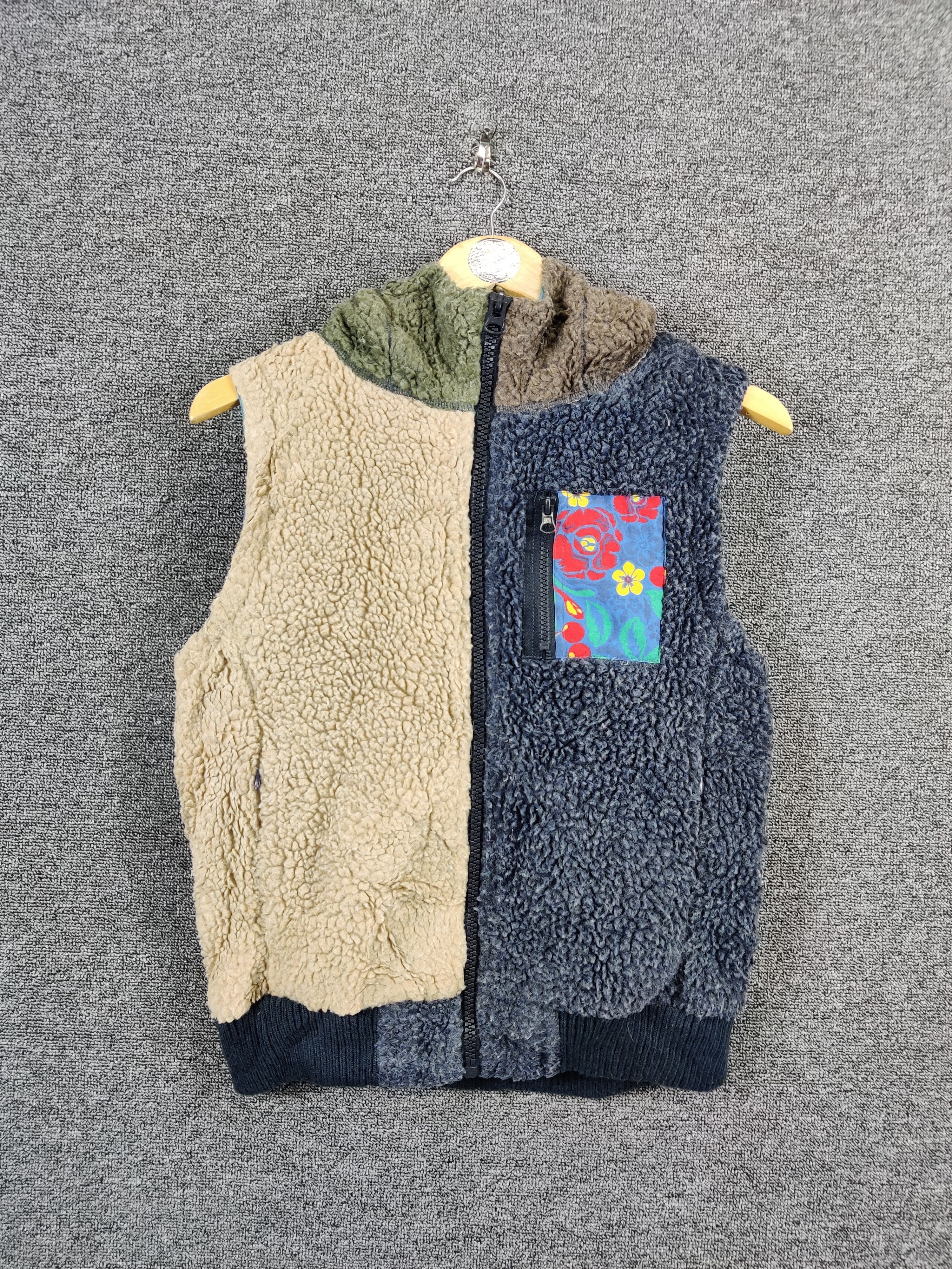 Japanese Brand Vintage Titicaca Sherpa Deep Pile Vest Size US M / EU 48-50 / 2 - 1 Thumbnail