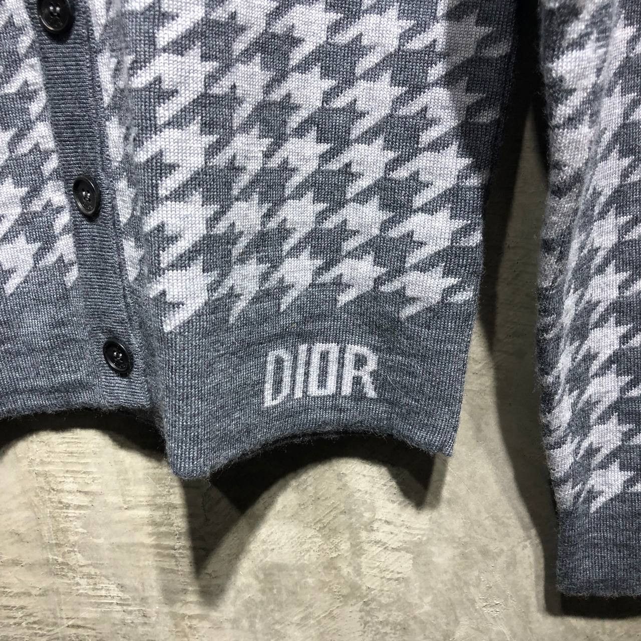 Dior Dior Houndstooth Cardigan Size XXS / US 00 / IT 34 - 2 Thumbnail
