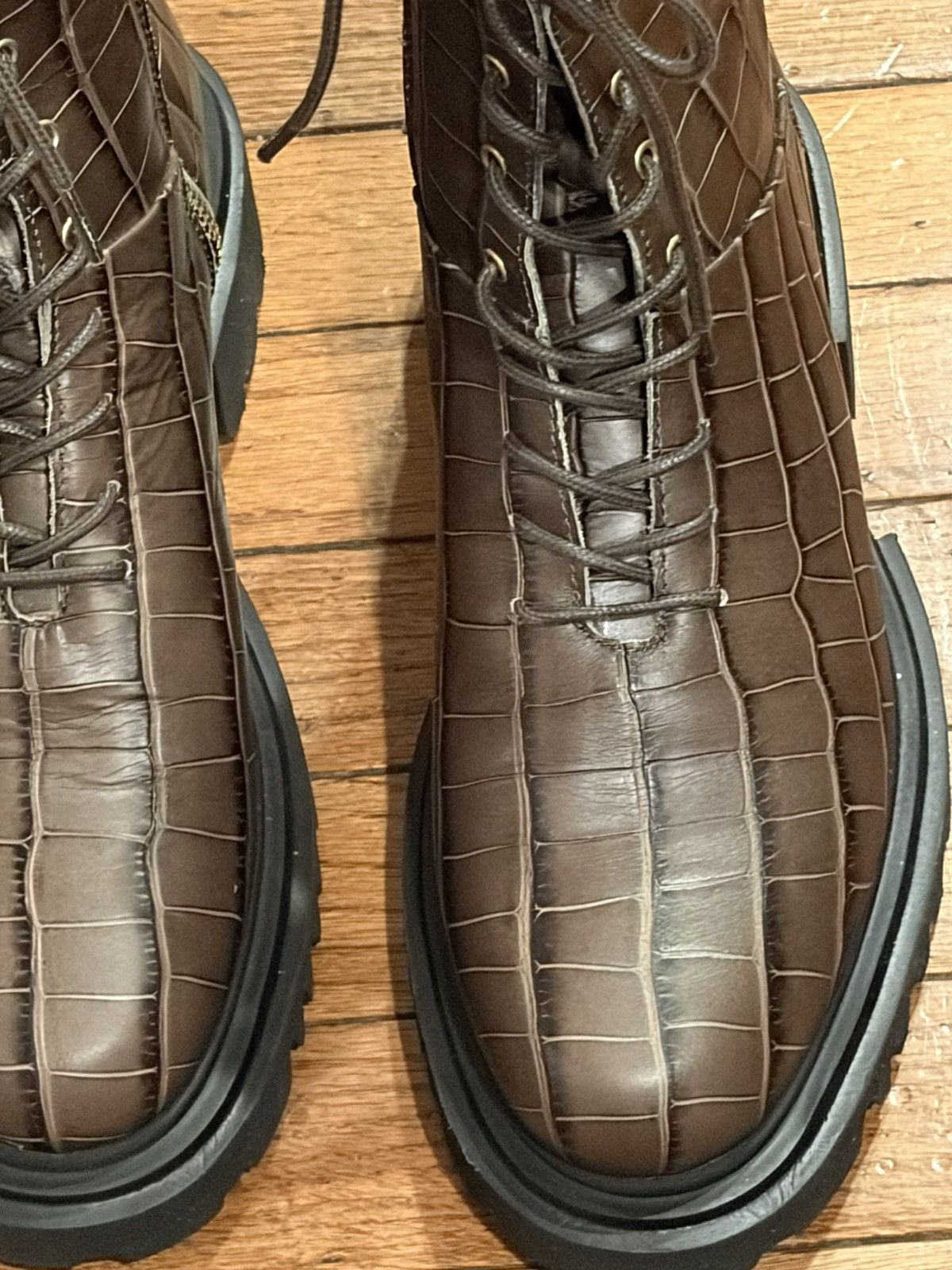 Allsaints AllSaints Maren Croco Leather Size US 10 / IT 40 - 6 Thumbnail