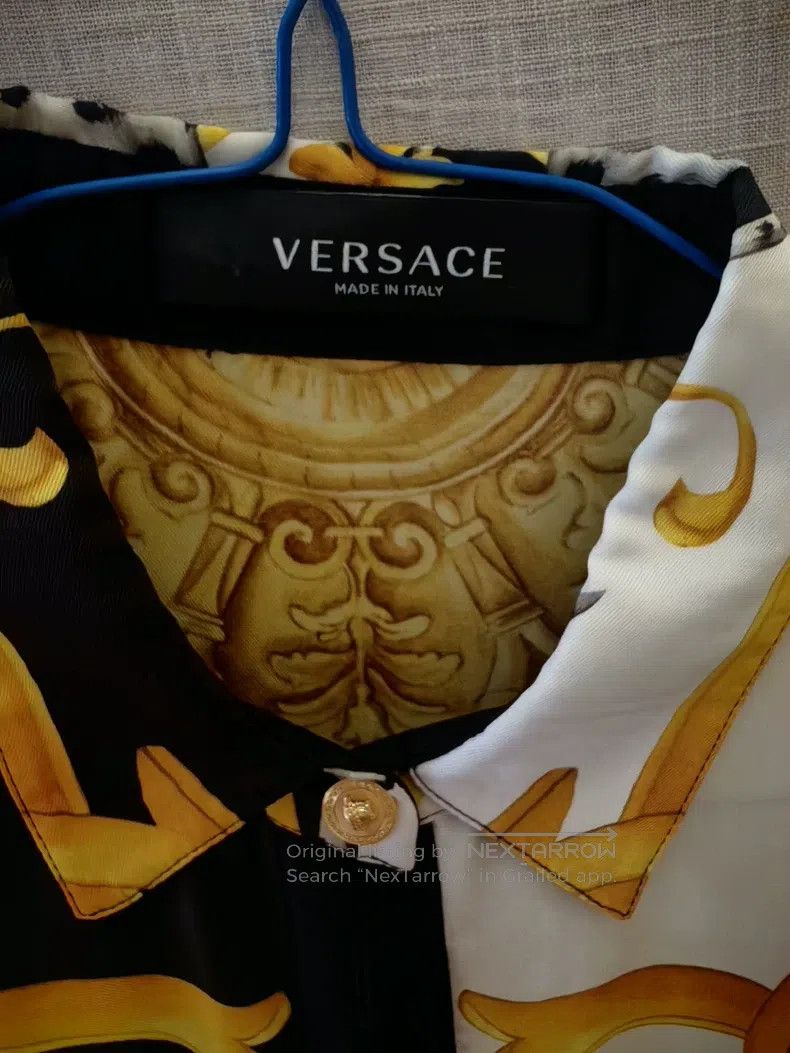 Versace Versace Baroque print silk dress Size M / US 6-8 / IT 42-44 - 2 Thumbnail