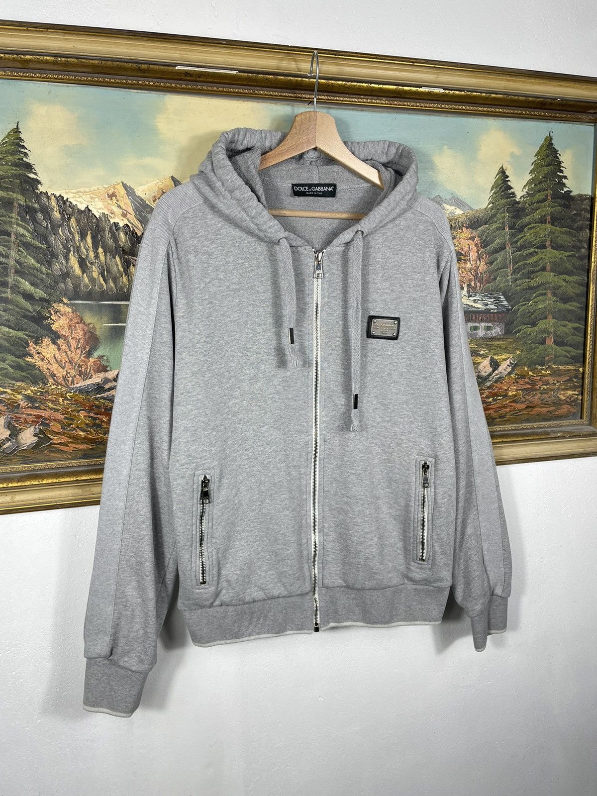Dolce & Gabbana × Vintage Dolce&Gabbana Zip Sweatshirt Old Money Designer High End Size US M / EU 48-50 / 2 - 2 Thumbnail