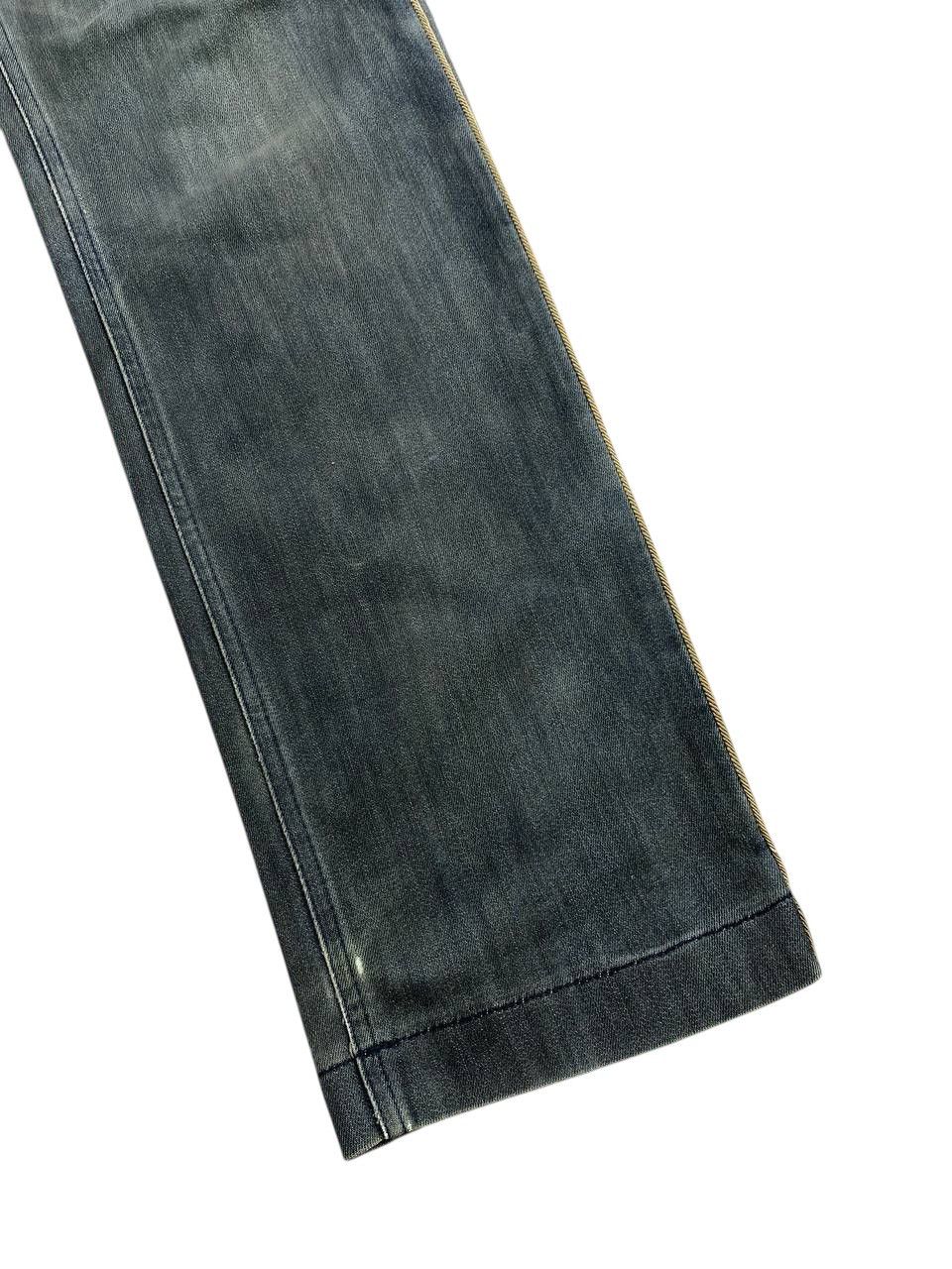 Dolce & Gabbana 2000’s Y2K Dolce Gabbana Dark Wash Regular Cut Denim Size US 35 - 12 Thumbnail