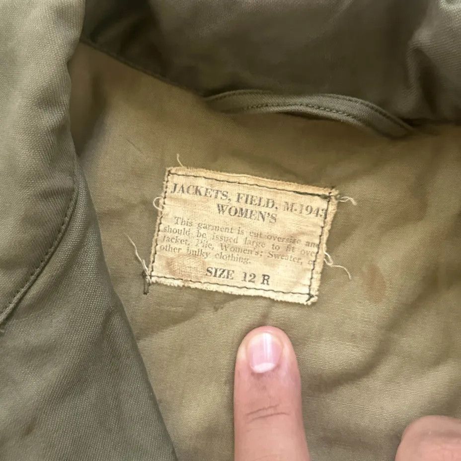 Other Vintage 40s 50s Military M-1943 Field Jacket Size 12R Size XL / US 12-14 / IT 48-50 - 4 Thumbnail