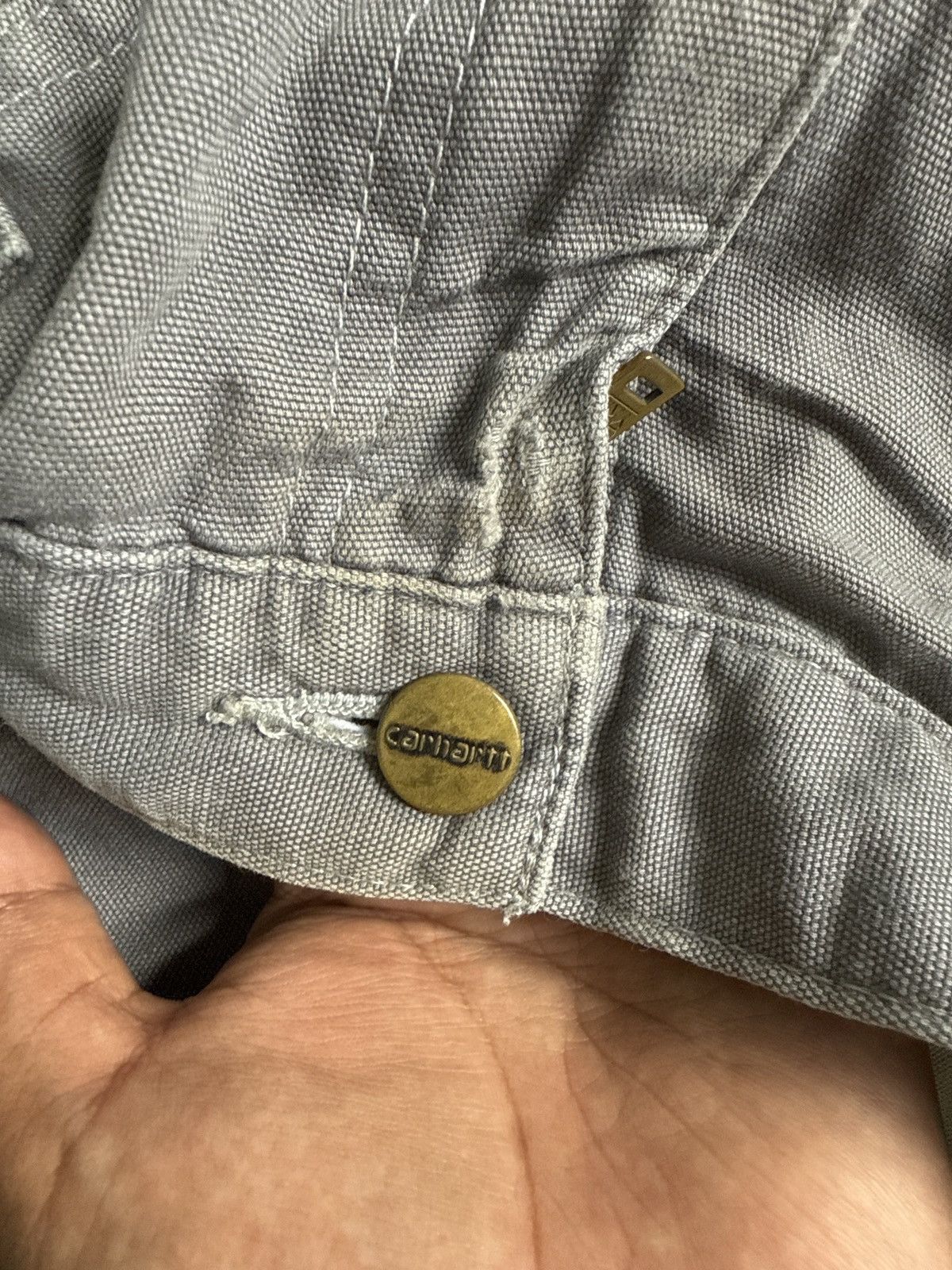 Carhartt × Carhartt Wip VINTAGE CARHARTT THRASHED WORKWEAR CARPENTER DESIGN Size US 36 / EU 52 - 6 Thumbnail