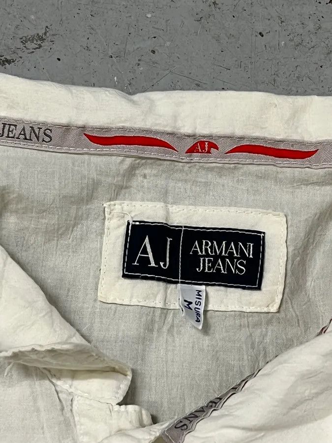 Armani 2000s Armani Creamy Tagged Shirt Size US M / EU 48-50 / 2 - 8 Thumbnail