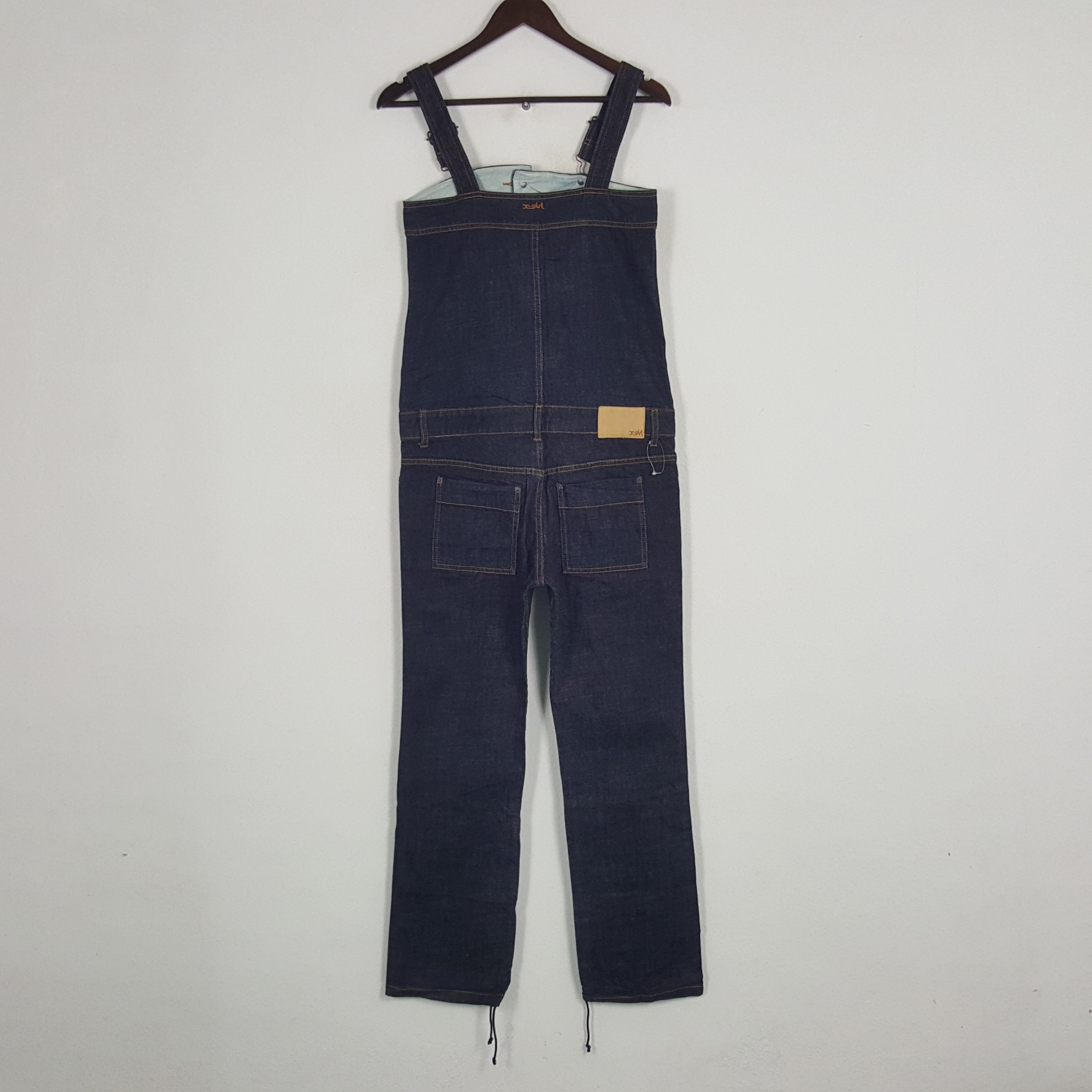 Japanese Brand × Vintage Vintage X Girl Japanese Denim Overall Jacket Size 35" - 4 Thumbnail