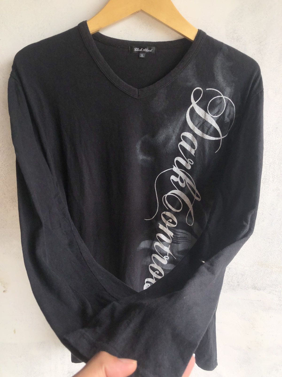 Hysteric Glamour Japan Gothic Poem LongSleeve Clash Ahead Punk Style Size US XL / EU 56 / 4 - 2 Thumbnail