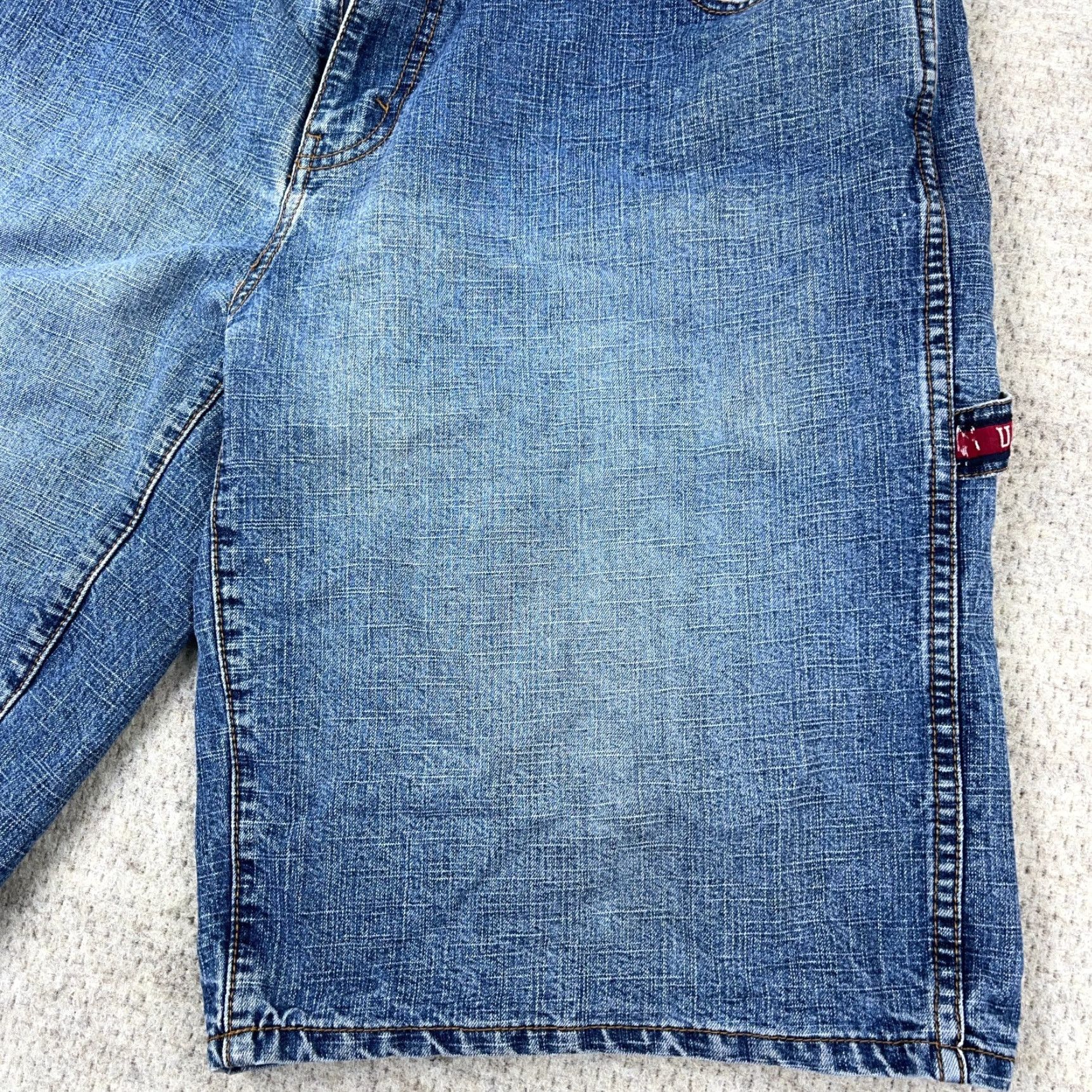 Vintage Vintage US Polo Assn Shorts Men 38 Bermuda Denim Blue 90s Grunge Hip Hop Hipster Rockabilly Classic 5-Pocket Relaxed Baggy Casual Travel Workwear Mens Size US M / EU 48-50 / 2 - 6 Thumbnail