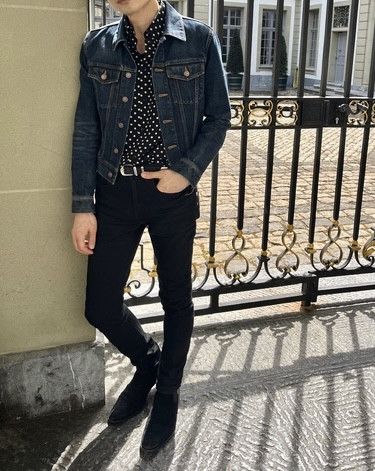 Celine 2020 Hedi Slimane collection faded denim jacket Size US XS / EU 42 / 0 - 9 Thumbnail