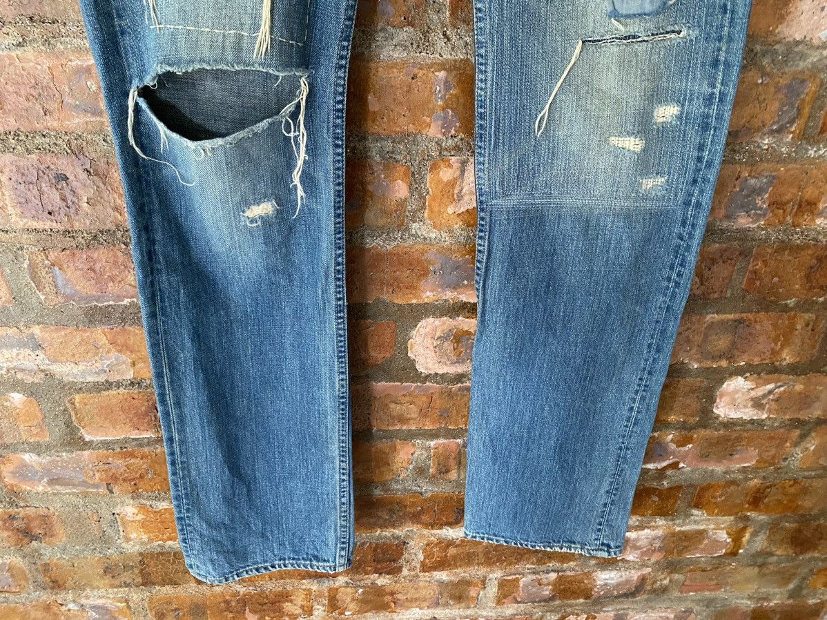 Fadeless 2000s Fadedless Japan patchwork distresses denim Size US 32 / EU 48 - 5 Thumbnail