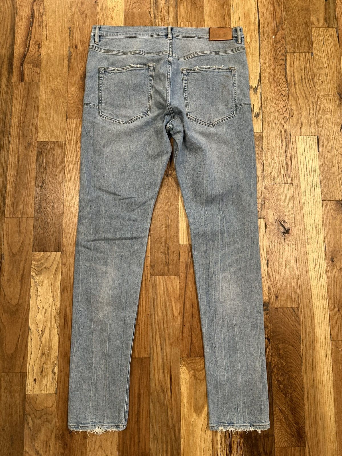 Purple Brand Purple Brand Knee Hole Blue Denim Jeans Size 36 Size US 36 / EU 52 - 2 Thumbnail