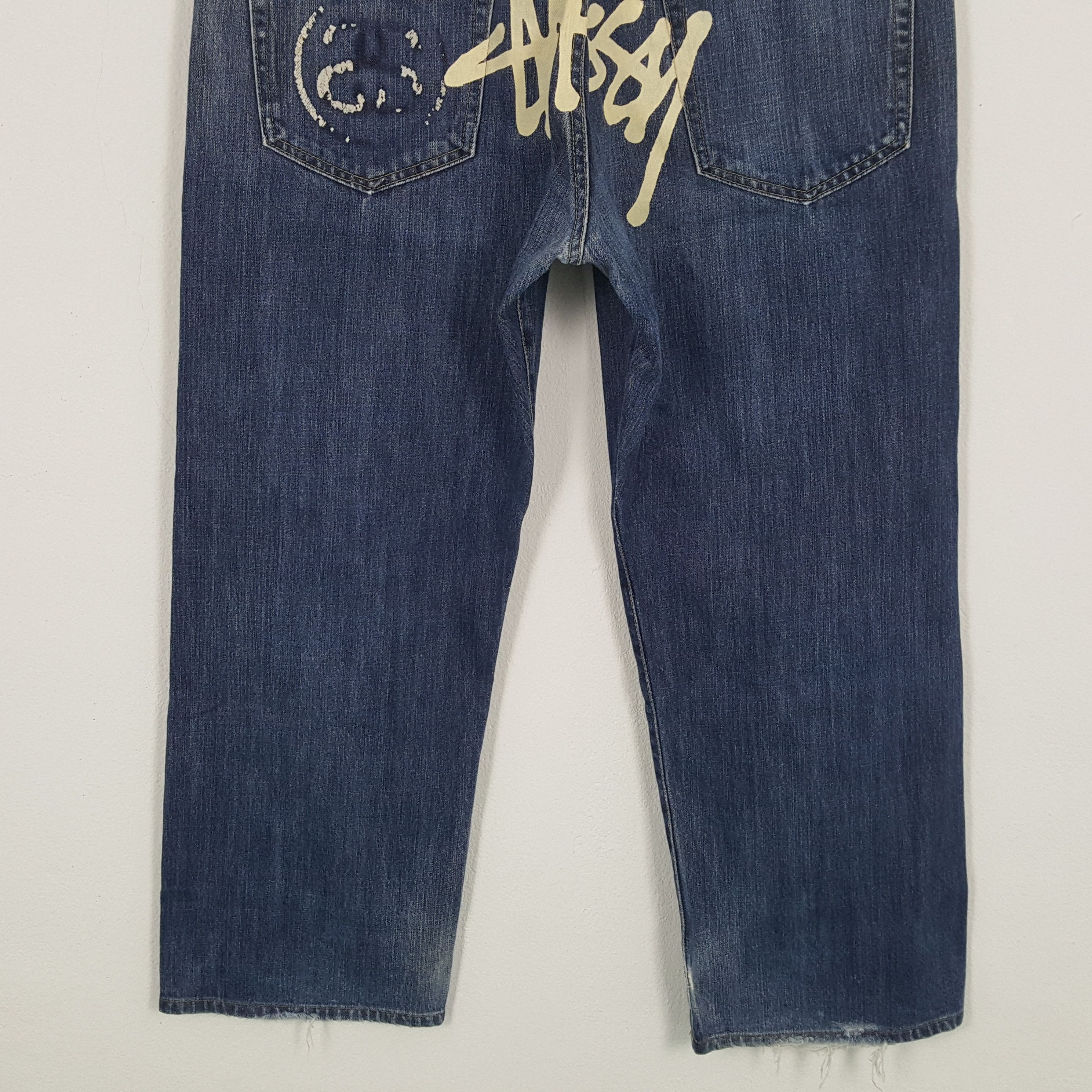 Stussy × Vintage Vintage STUSSY Streetwear Skateboard Logo Style Jeans Size US 34 / EU 50 - 3 Thumbnail