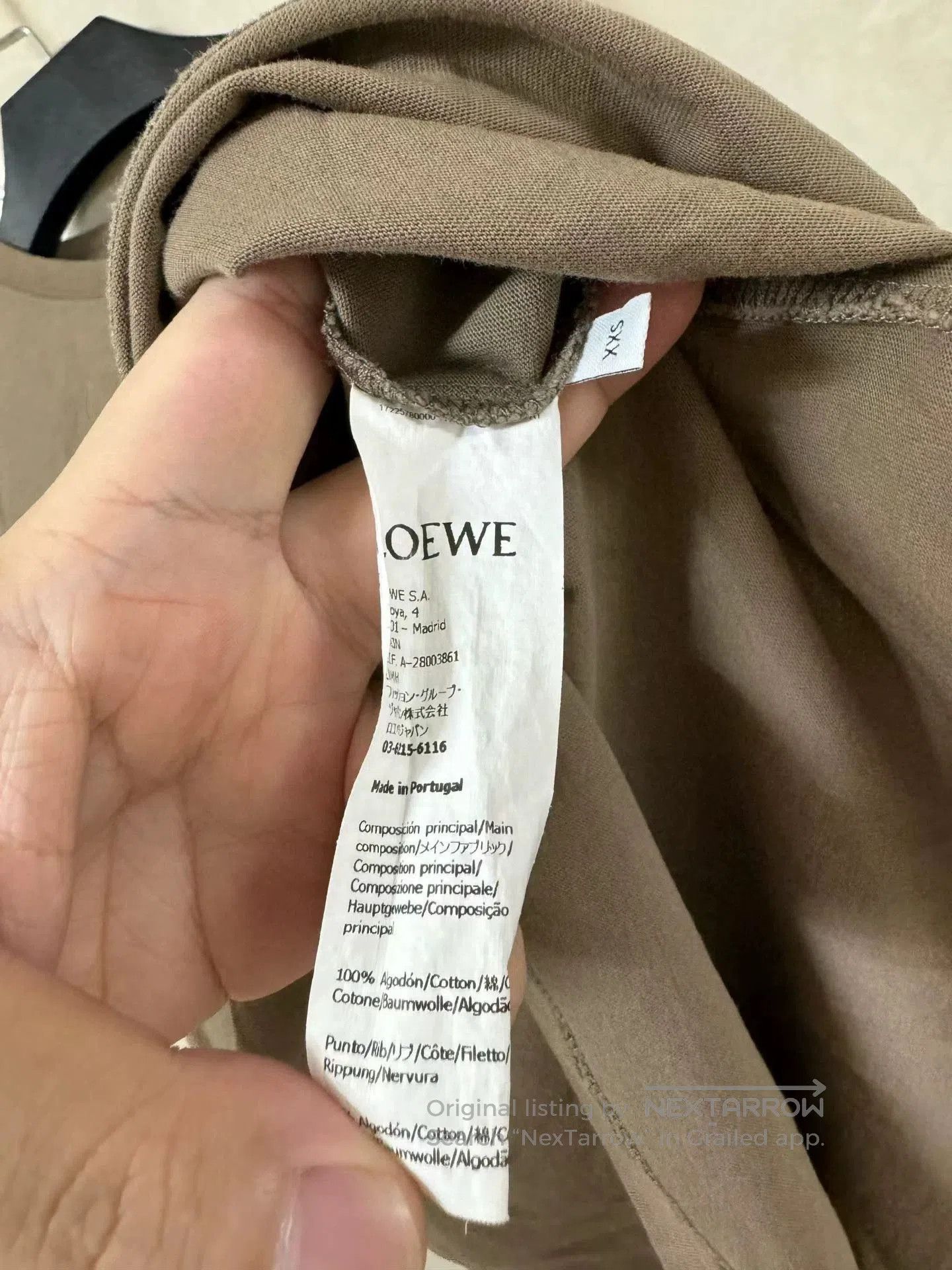 Loewe Loewe Brown Embroidered Short Sleeve. Size US XXS / EU 40 - 4 Thumbnail