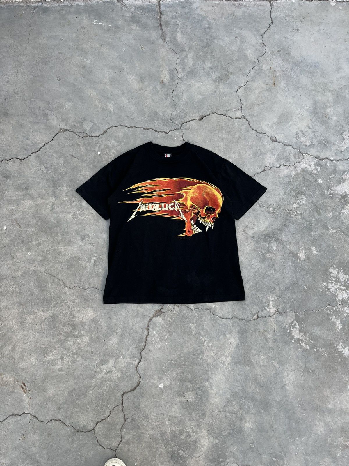 Giant Vintage 1996 Metallica Flame Skull by GIANT Size US M / EU 48-50 / 2 - 3 Thumbnail