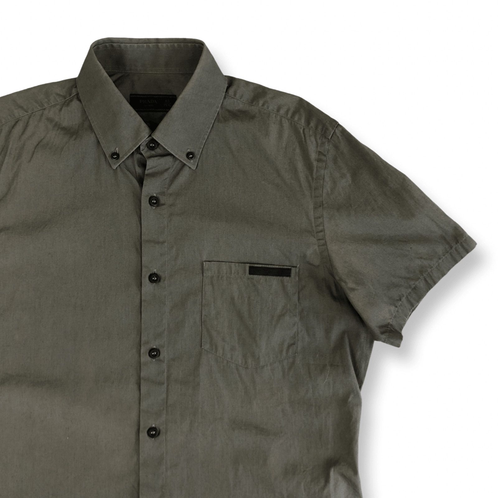 Prada 2012 Prada Shirt Green Short Summer Size US M / EU 48-50 / 2 - 2 Thumbnail
