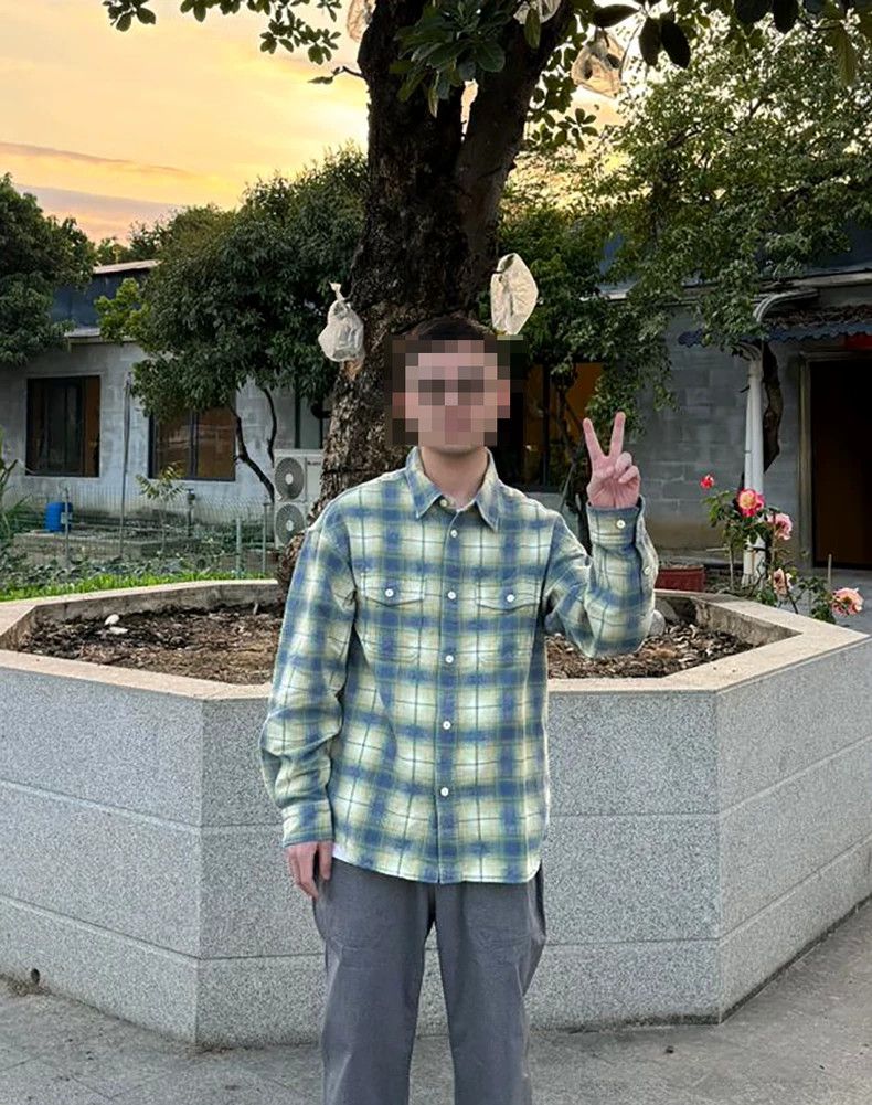 Visvim PIONEER KHADI CHECK SHIRT L/S visvim pioneer khadi shirt