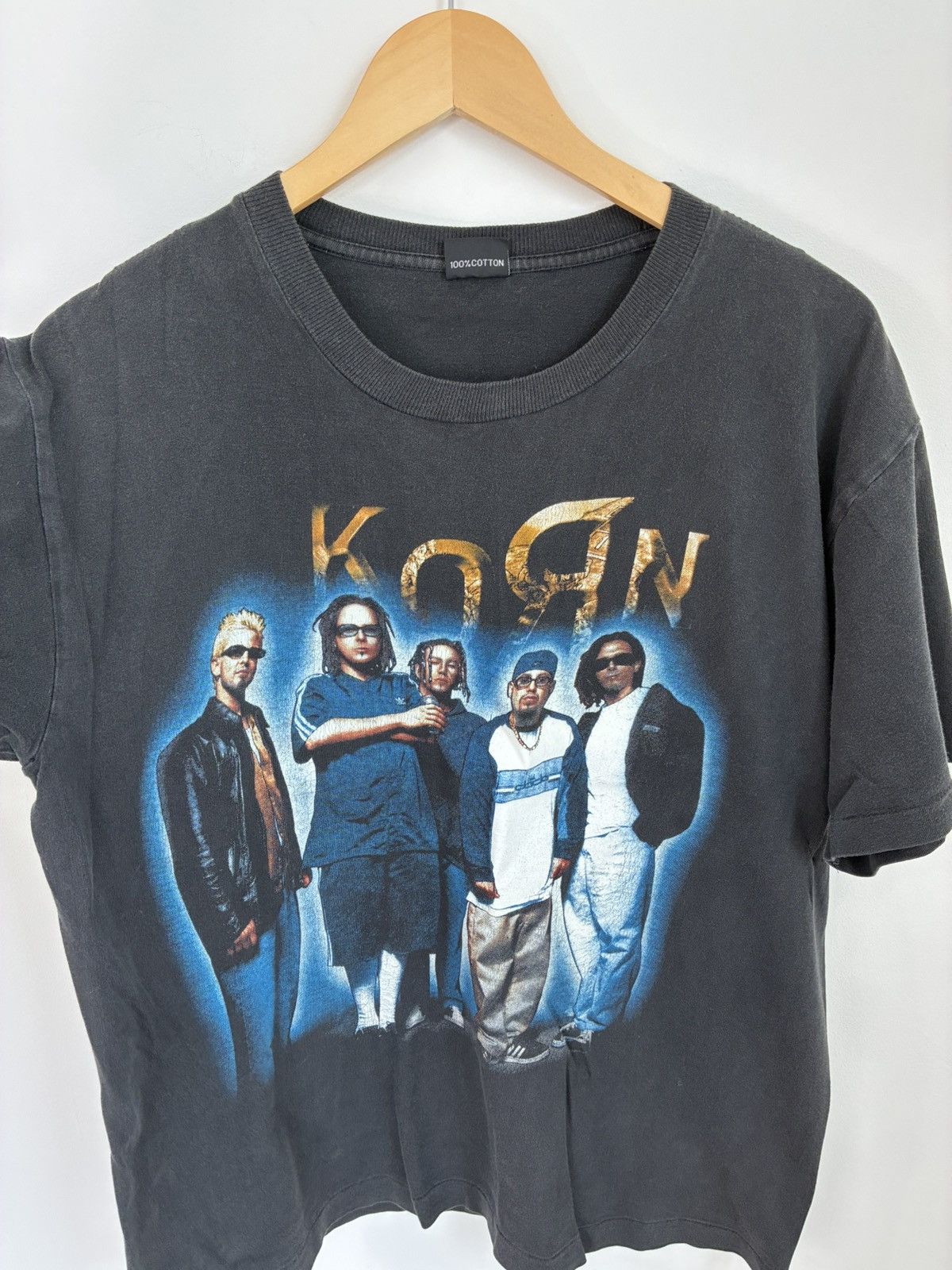 Band Tees KORN Single Stitch Faded Distressed Rare Band Tee Size US L / EU 52-54 / 3 - 4 Thumbnail