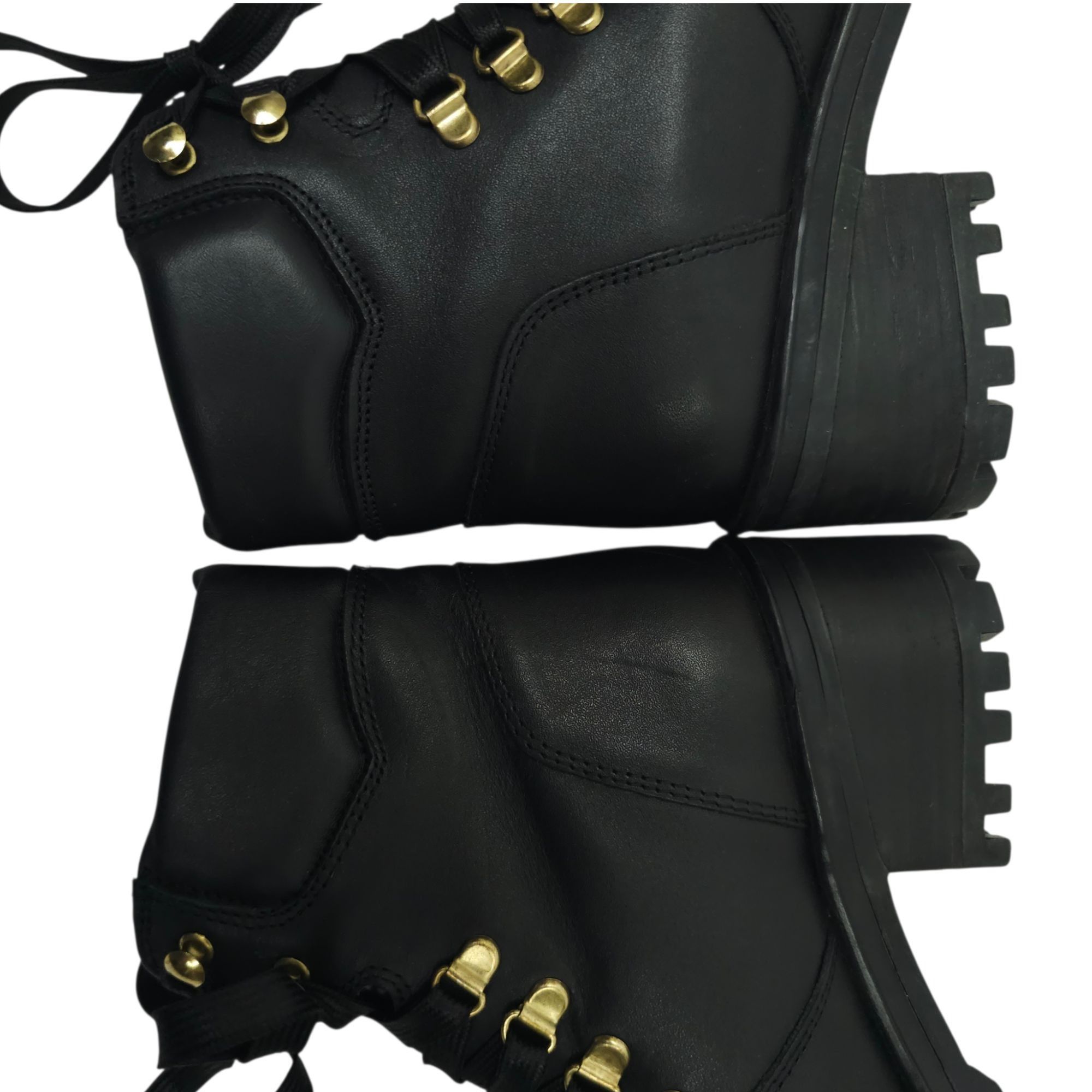 Steve Madden Steve Madden Galway Leather Ankle Boots Size 8.5 Lace Up Size US 8.5 / IT 38.5 - 17 Thumbnail