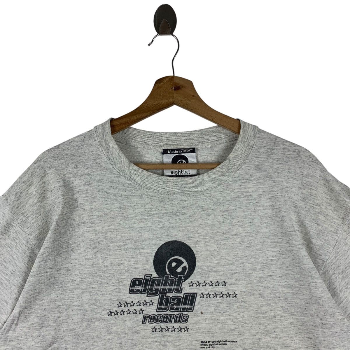 Band Tees Vintage EIGHTBALL RECORDS american independent record tee Size US L / EU 52-54 / 3 - 2 Thumbnail