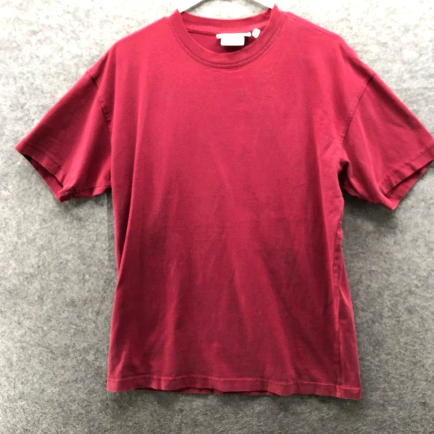 H&M HM Basic T-Shirt Mens S Short Sleeve Crewneck Red Cotton Shirt Mens S Size US S / EU 44-46 / 1 - 2 Thumbnail