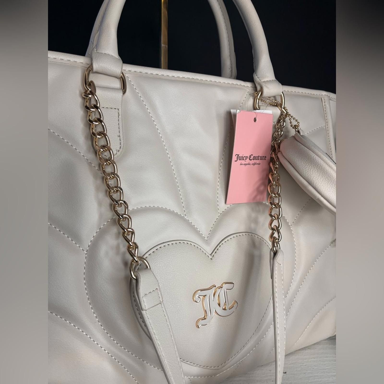 Juicy Couture Jeans Juicy Couture Only You Tote Bag, Shoulder Strap, Coin Purse Size ONE SIZE - 3 Thumbnail