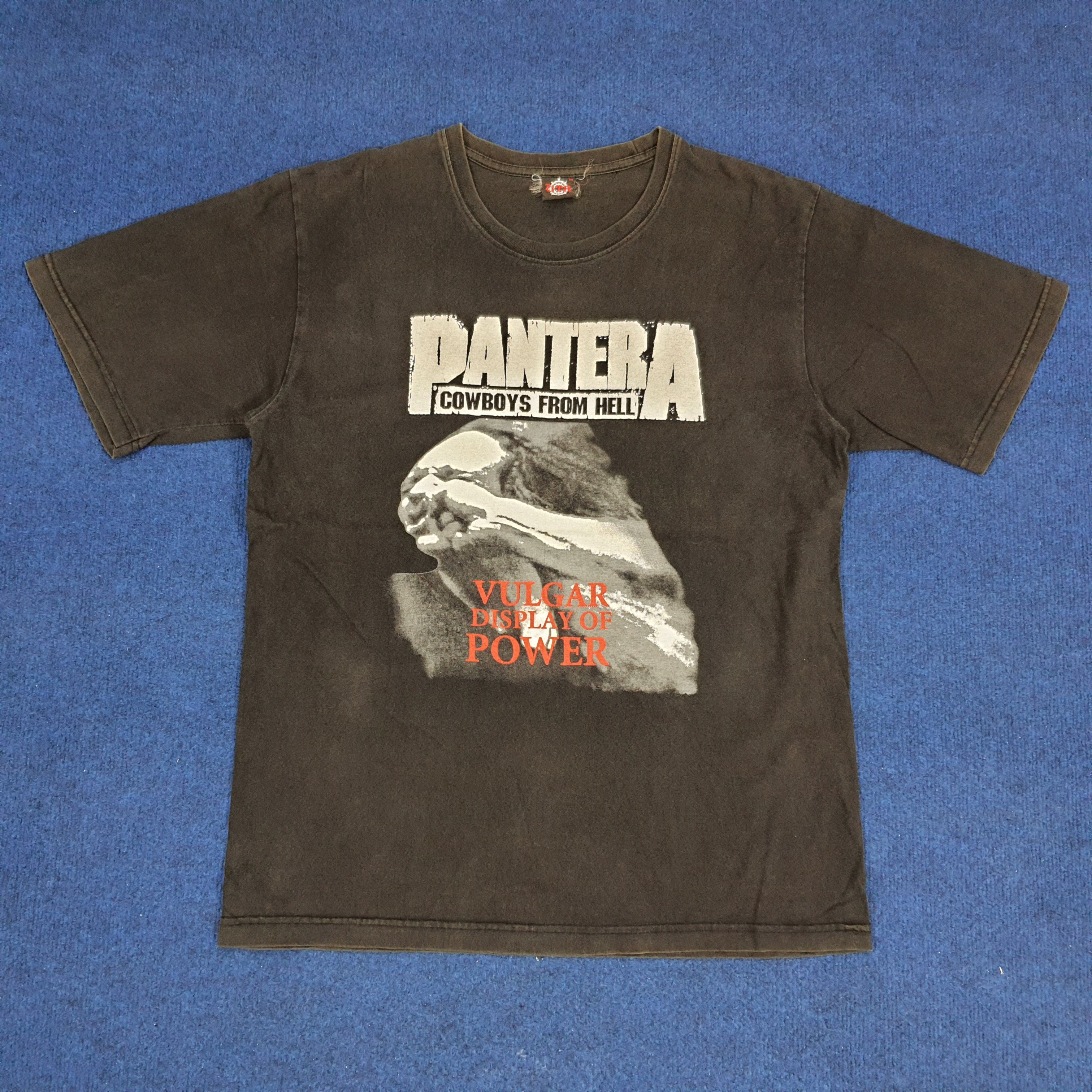 Band Tees × Vintage Vintage PANTERA Cowboys From Hell Rock Band Tshirt Size US L / EU 52-54 / 3 - 1 Thumbnail