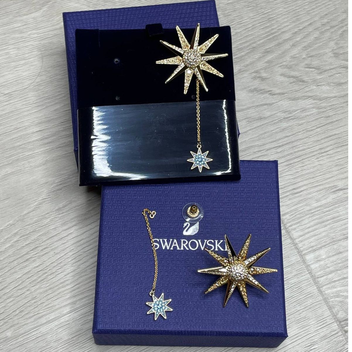 Swarovski Swarovski Lucky Goddess Pierced Earrings, STAR Motifs Size ONE SIZE - 8 Thumbnail
