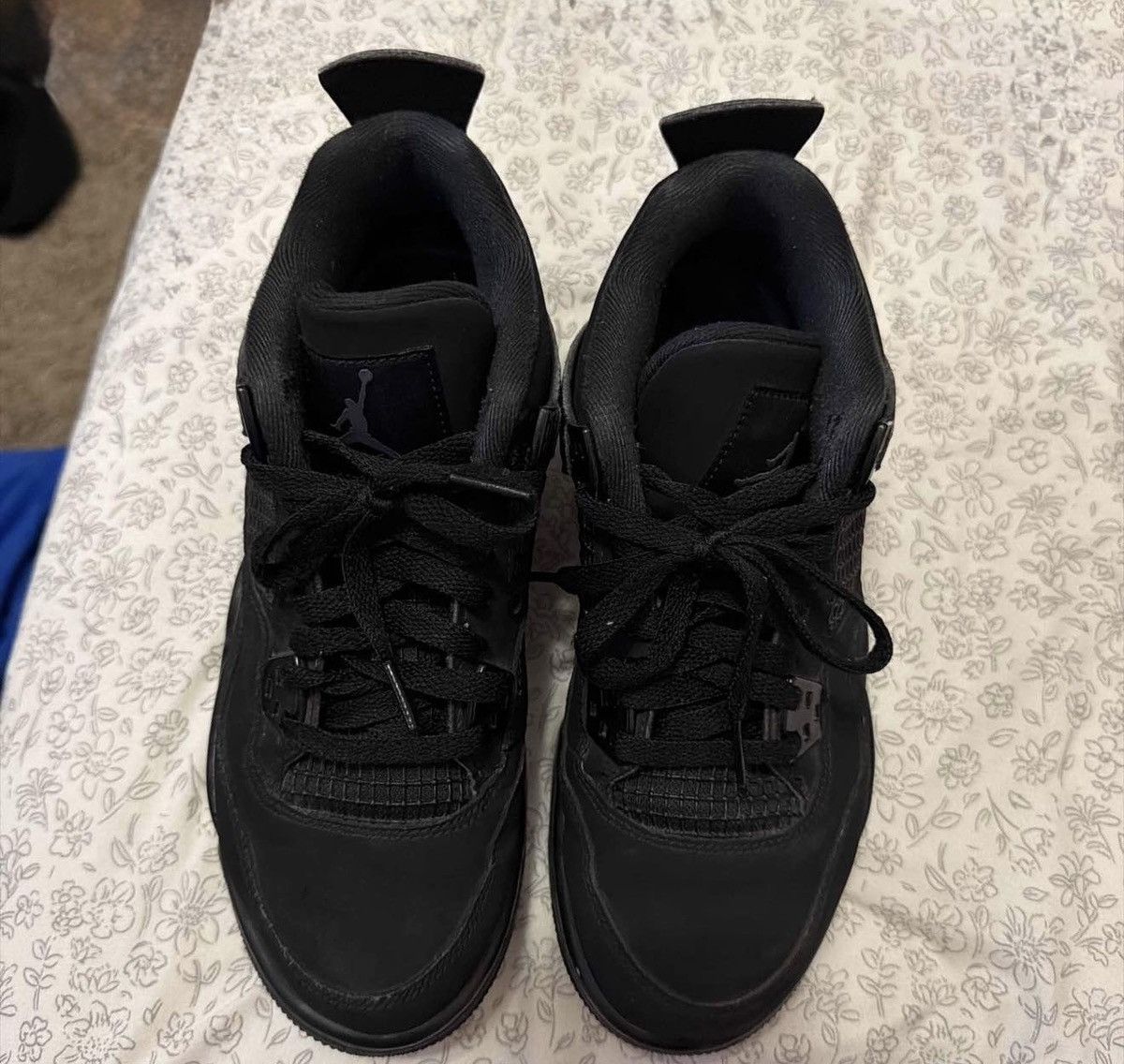 Nike black cat jordan 4 Size US 6 / EU 39 - 4 Thumbnail