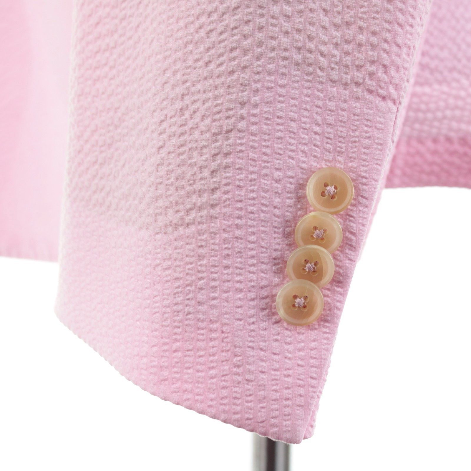 Sartoria Partenopea Sartoria Partenopea Sport Coat Size 48 Regular US in Pink Size 48R - 4 Thumbnail
