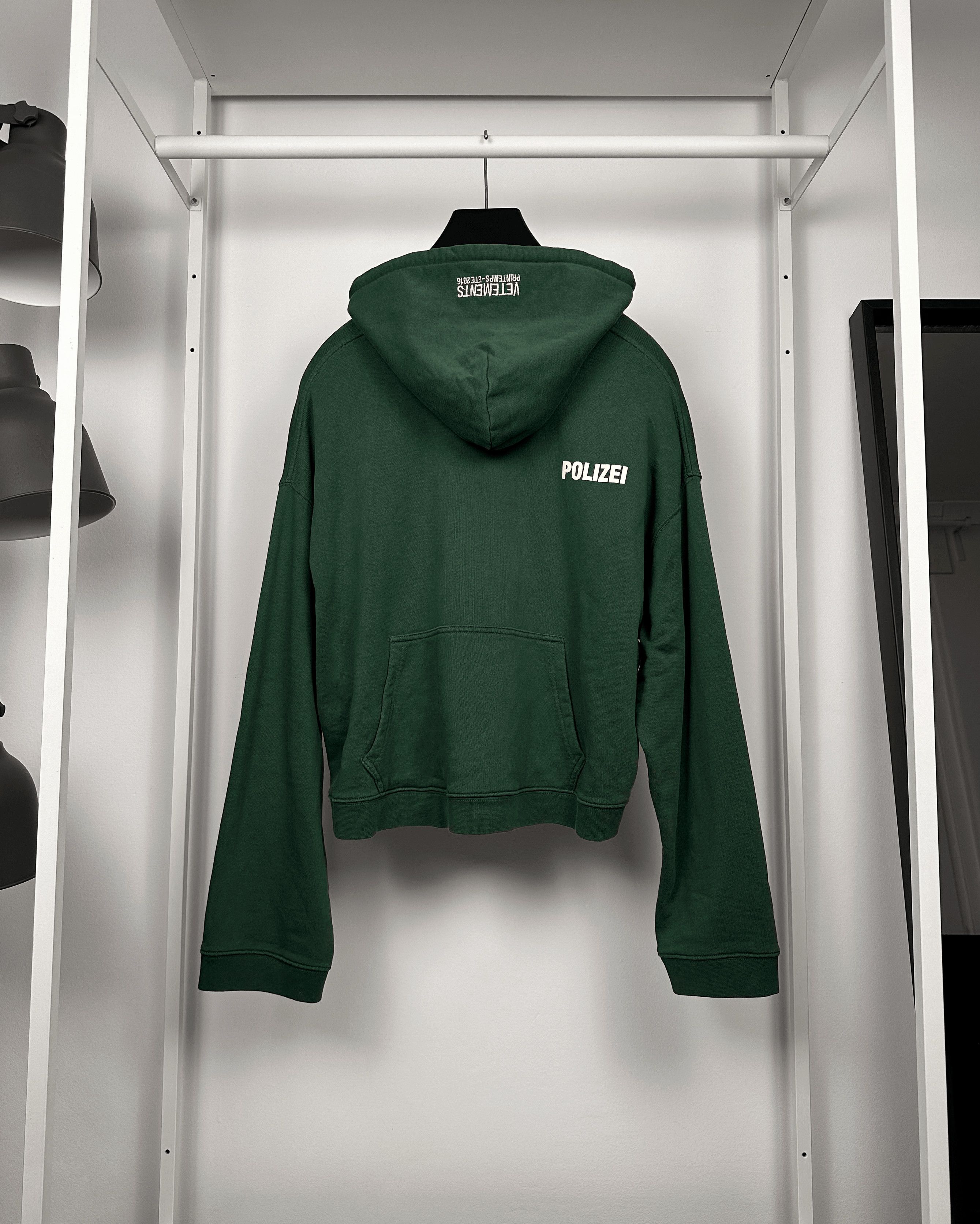 Vetements Vetements Polizei Reversible Cropped Hoodie Size US M / EU 48-50 / 2 - 1 Thumbnail