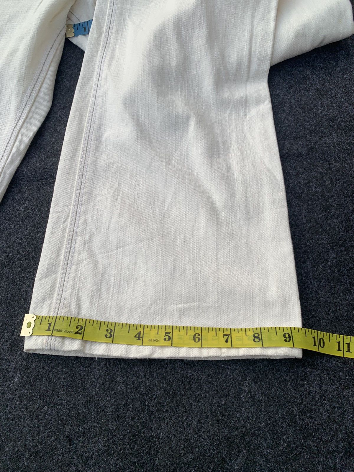 Edwin Archive Edwin XV White Denim Flare Buckle Back Patchwork Size US 30 / EU 46 - 11 Thumbnail