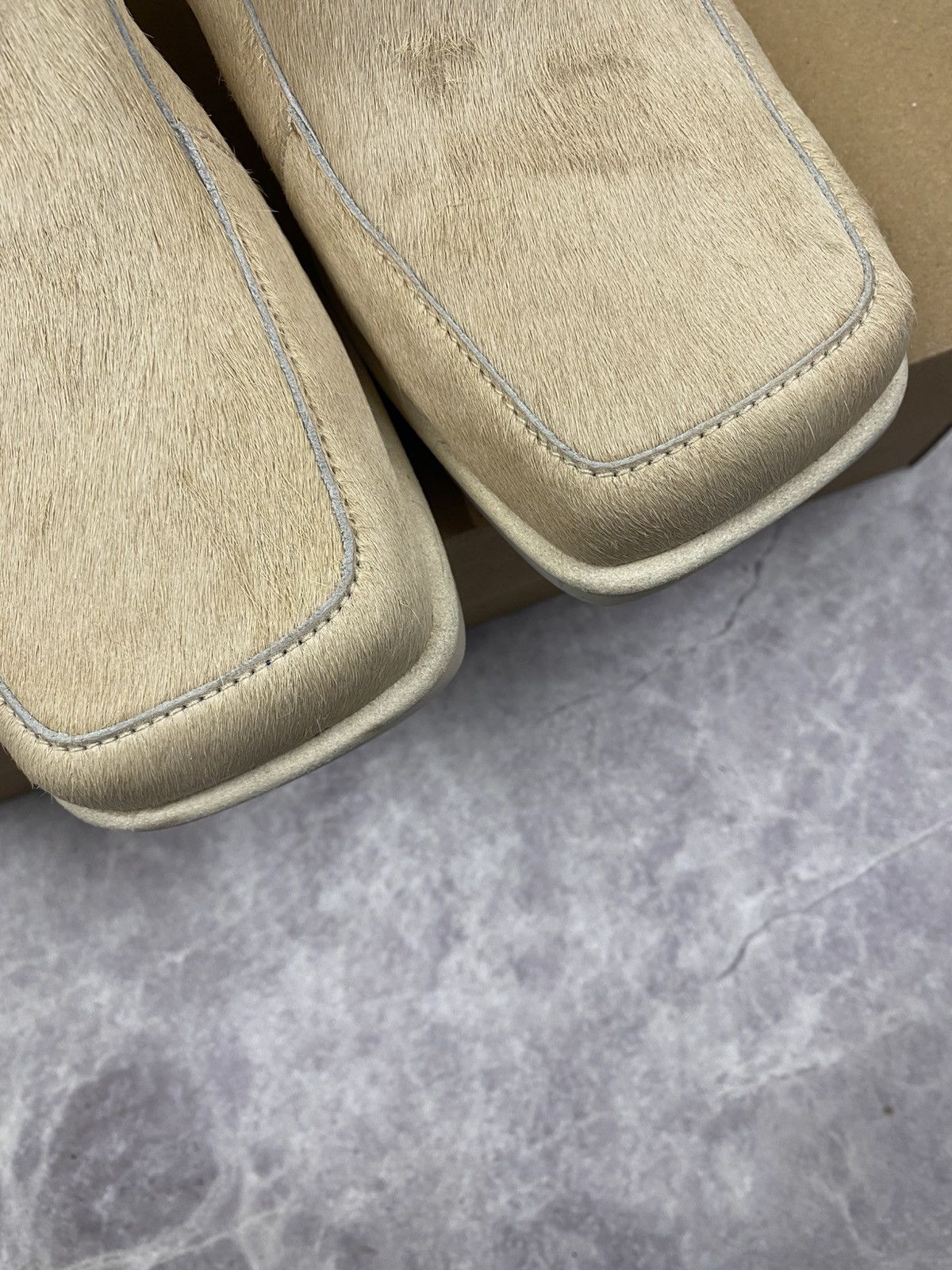 Eckhaus Latta Ugg x Eckhaus Latta Cowboy Block Fur Mules Size: 37 Size US 7 / IT 37 - 4 Thumbnail