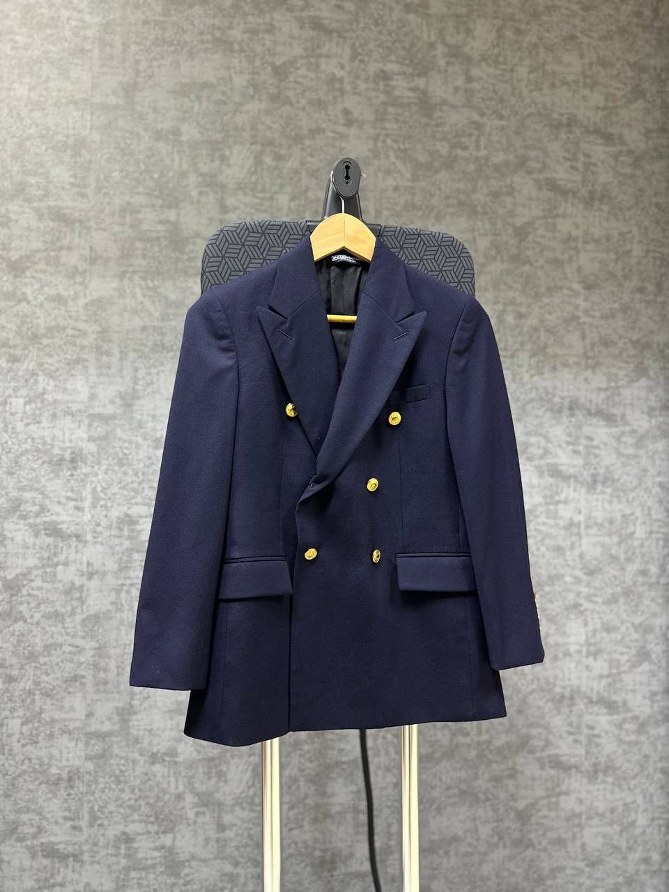 Polo Ralph Lauren × Vintage Vintage Polo Ralph Lauren Blue Womens Blazer Size M / US 6-8 / IT 42-44 - 4 Thumbnail