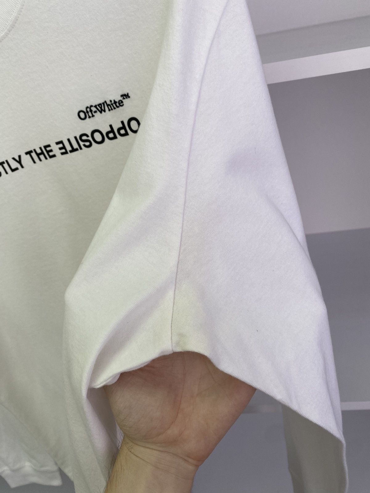 Off-White Off-White Spiral Opp Over Long sleeve tee Size US XL / EU 56 / 4 - 9 Thumbnail