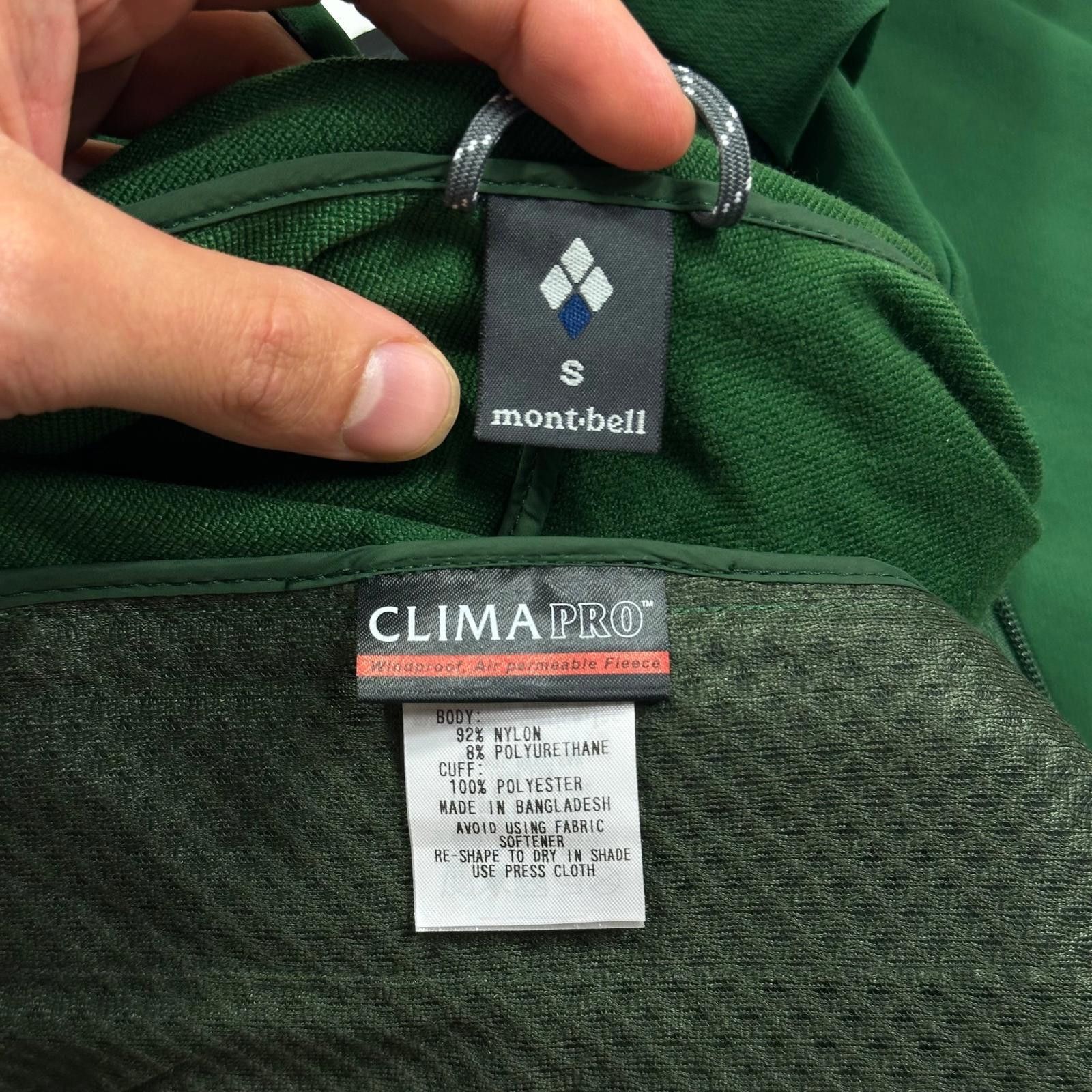 Montbell Montbell Green Climapro Softshell Jacket - S Size US S / EU 44-46 / 1 - 5 Thumbnail