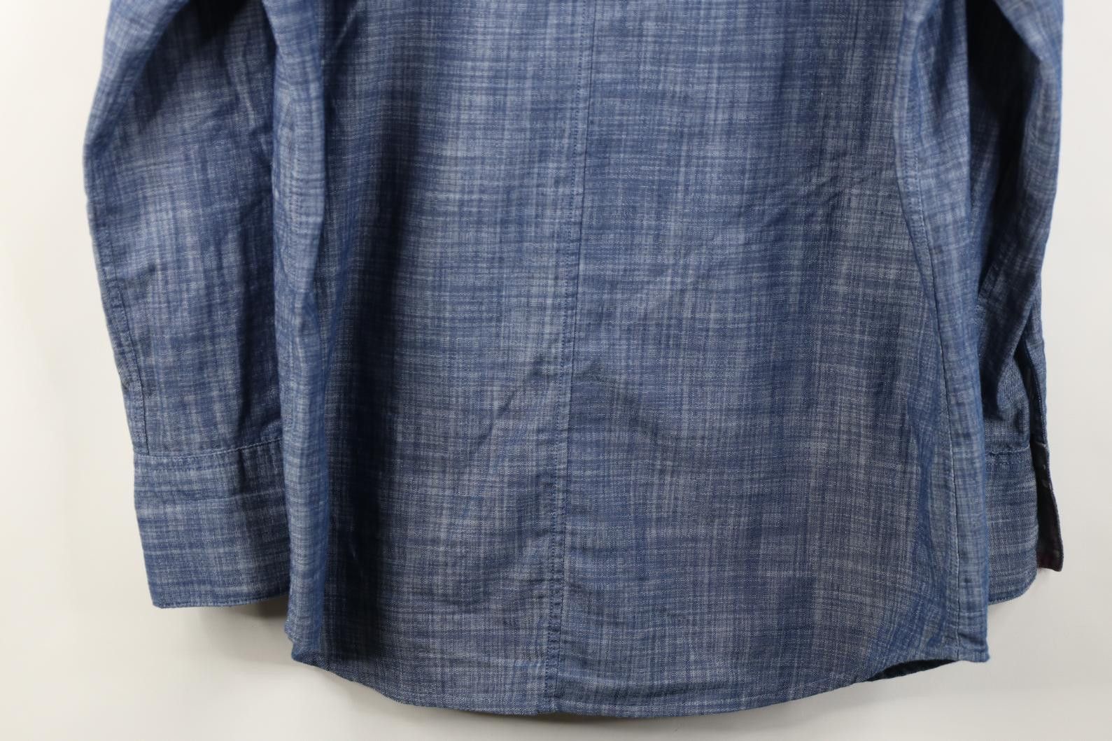 Barbour Barbour Winter Tartan Chambray Collared Button Shirt Blue Size M / US 6-8 / IT 42-44 - 15 Thumbnail