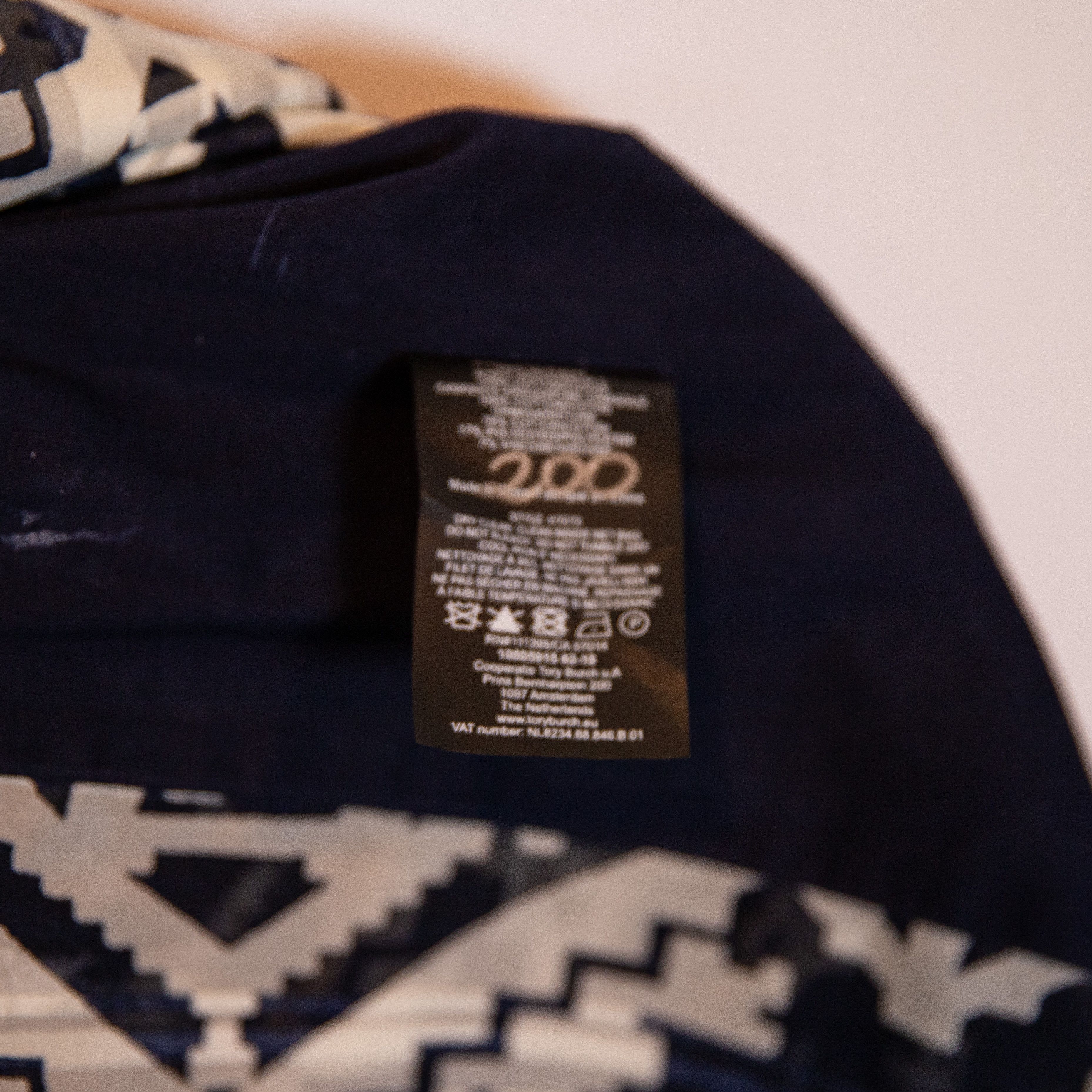 NEW Tory Burch Beatrice Silk Lightweight Ikat