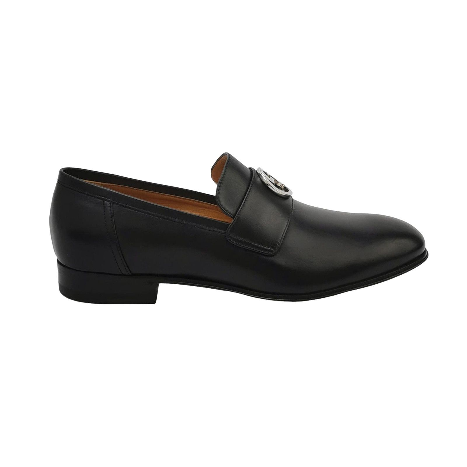 Gucci Gucci Interlocking G Leather Loafers 6.5 Size US 7 / EU 40 - 1 Thumbnail