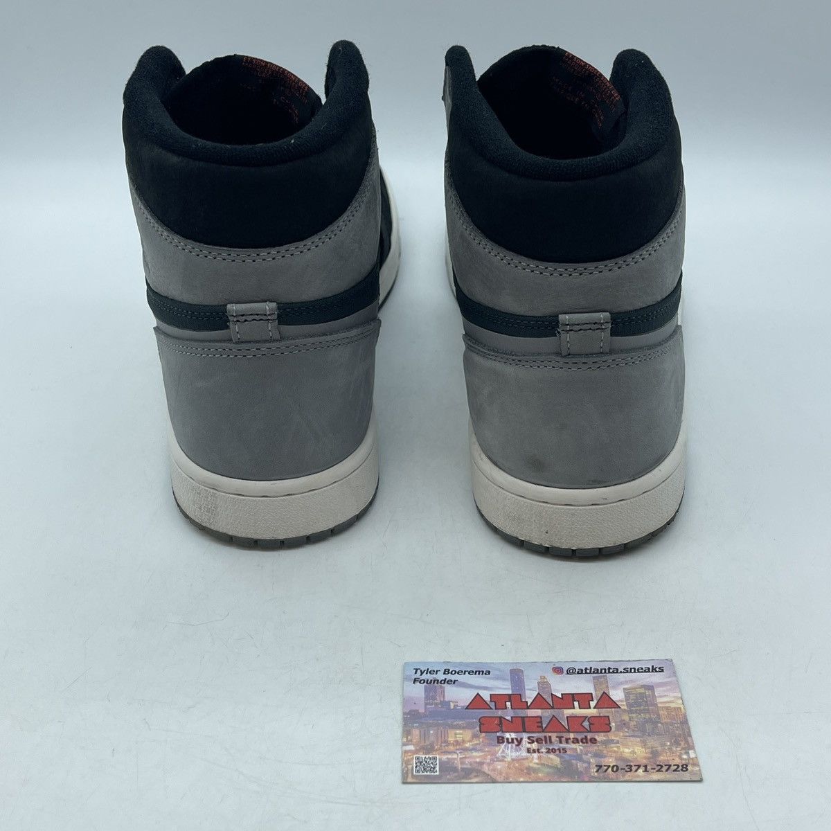 Jordan Brand Air Jordan 1 high black particle Grey Size US 9.5 / EU 42-43 - 3 Thumbnail