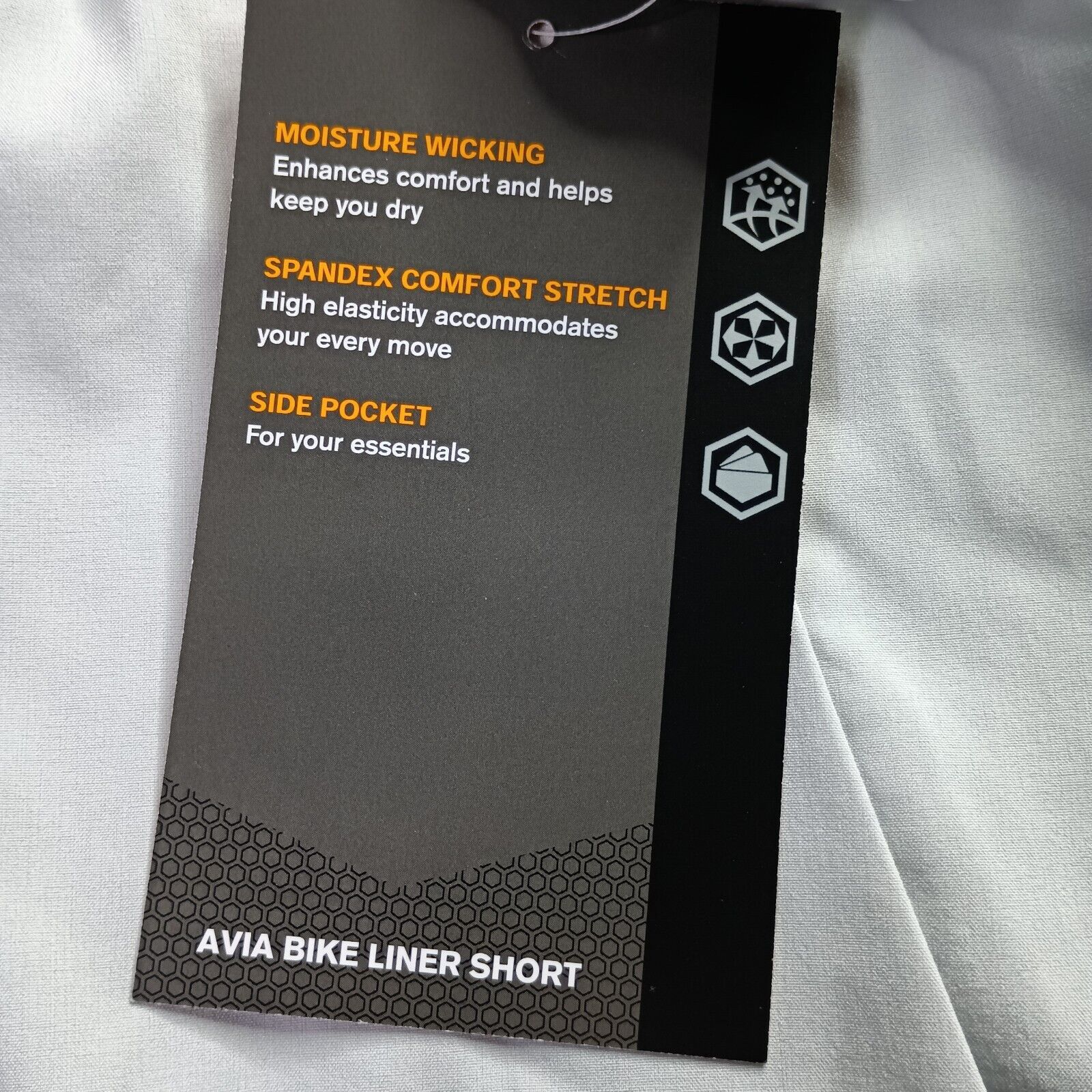 Avia Avia Running Shorts Liner Women's 3XL (22) Platinum Silver Size 42" / US 20 - 3 Thumbnail