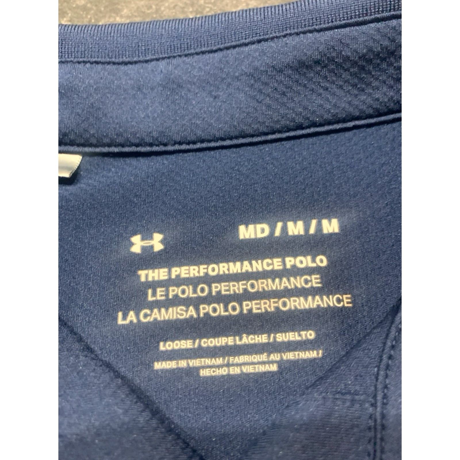 Under Armour VINTAGE Under Armour Golf Polo Shirt Men's Medium Blue Green Short Sleeve Collared Performance Activewear Size US M / EU 48-50 / 2 - 7 Thumbnail