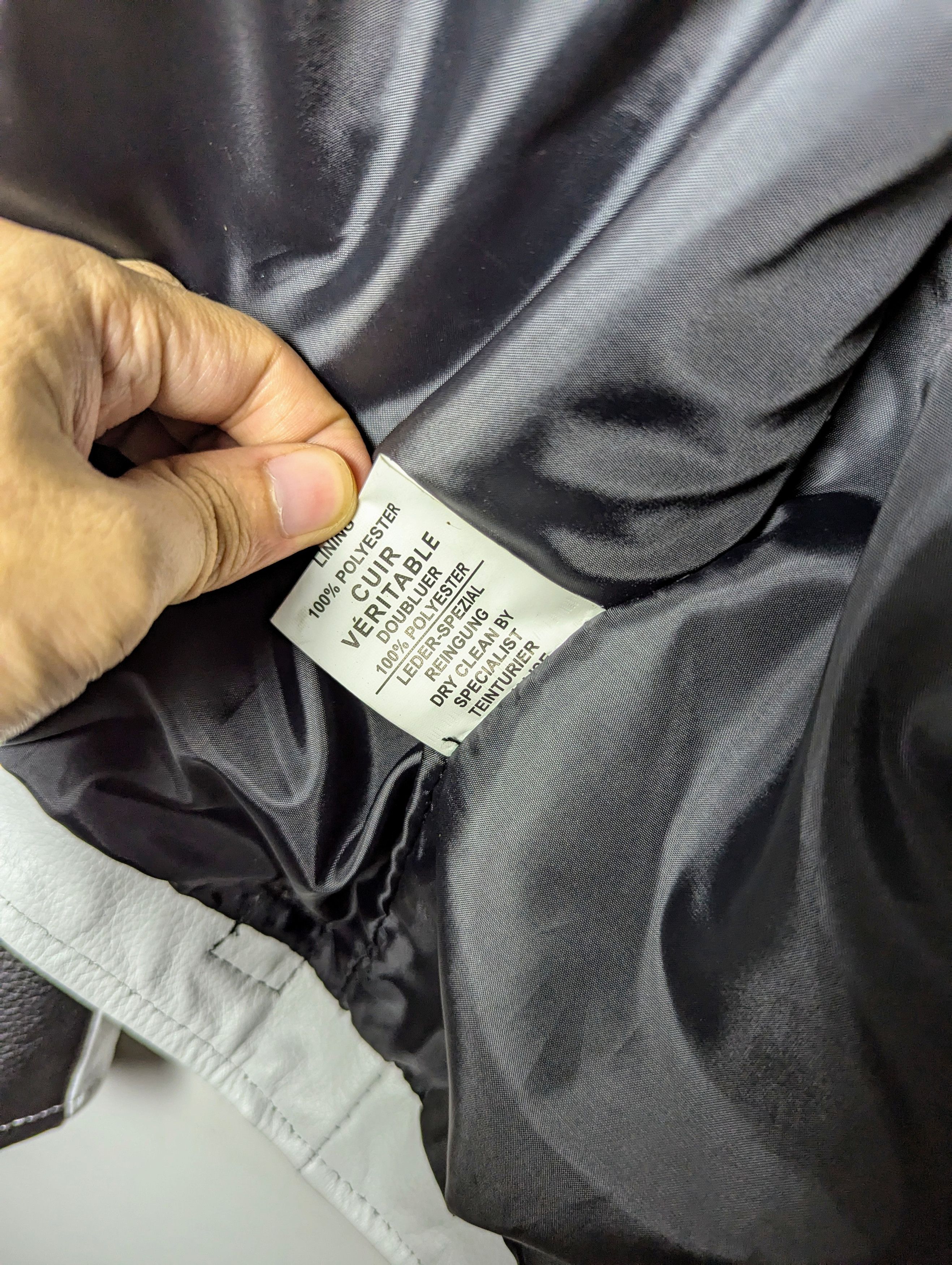 Genuine Leather 💦 LUCKY STRIKE 💥 RARE VINTAGE LEATHER JACKET Size US S / EU 44-46 / 1 - 10 Thumbnail